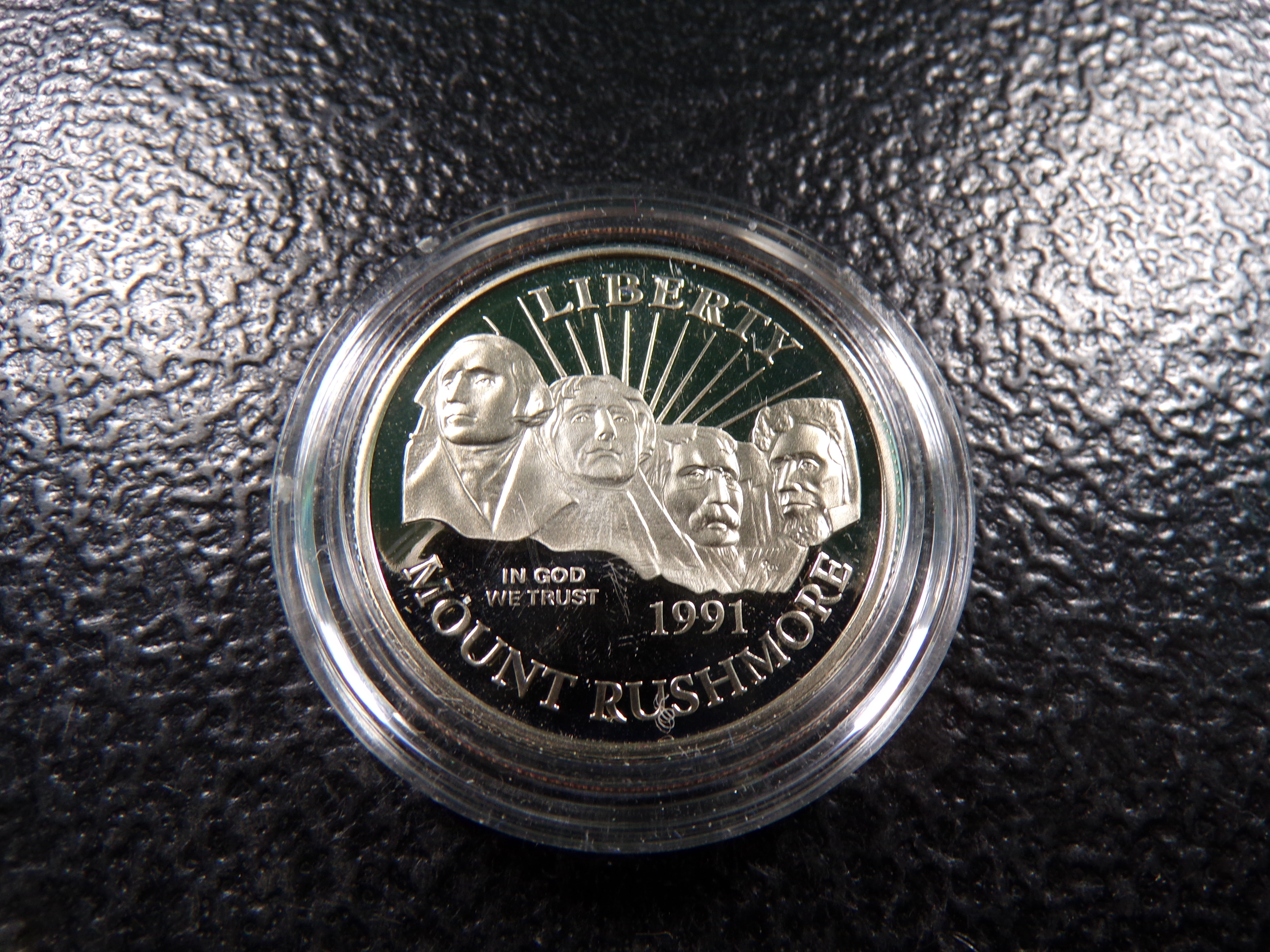 1991-S MOUNT RUSHMORE PROOF HALF DOLLAR