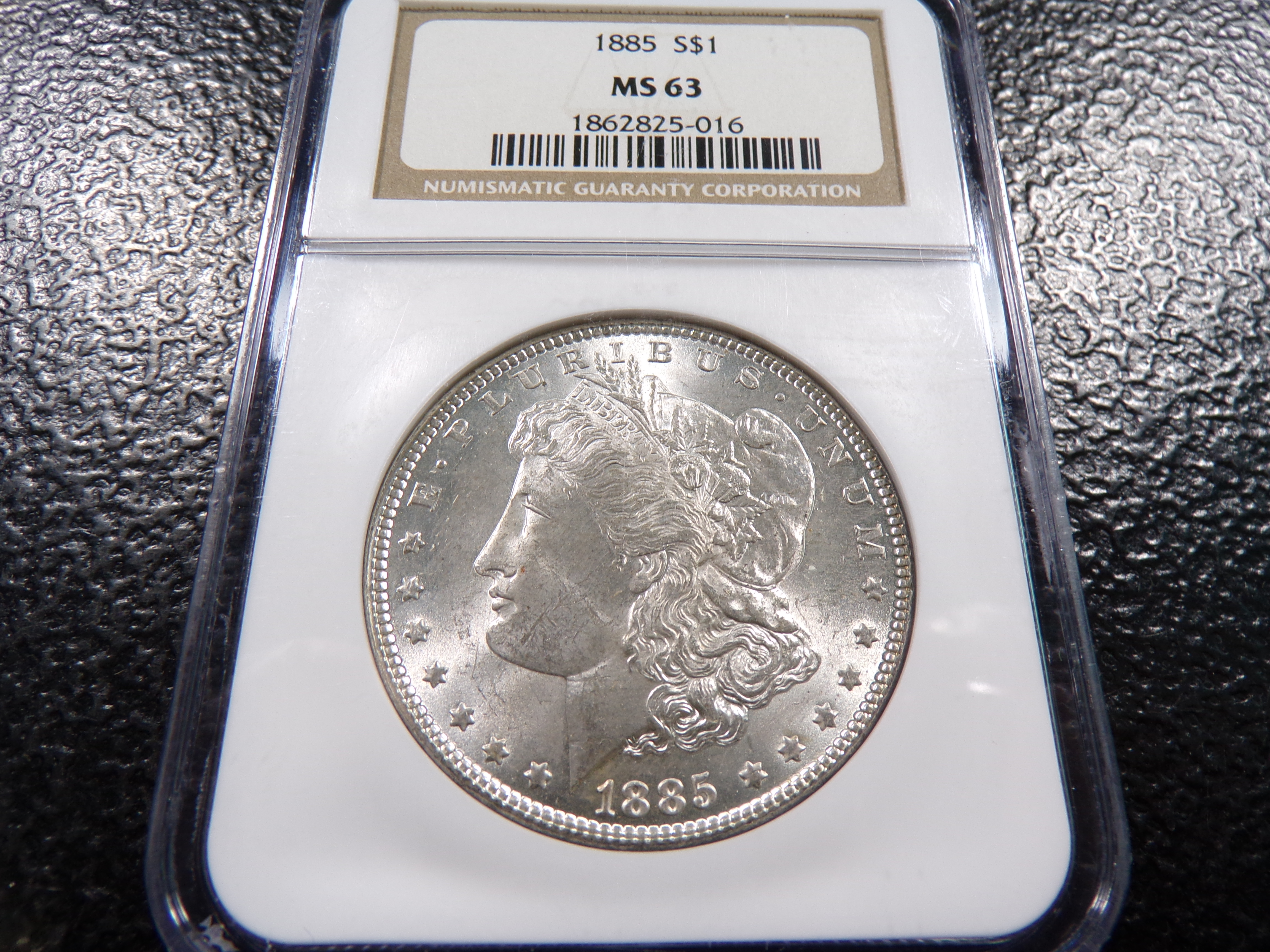 1885 NGC MS63 MORGAN SILVER DOLLAR