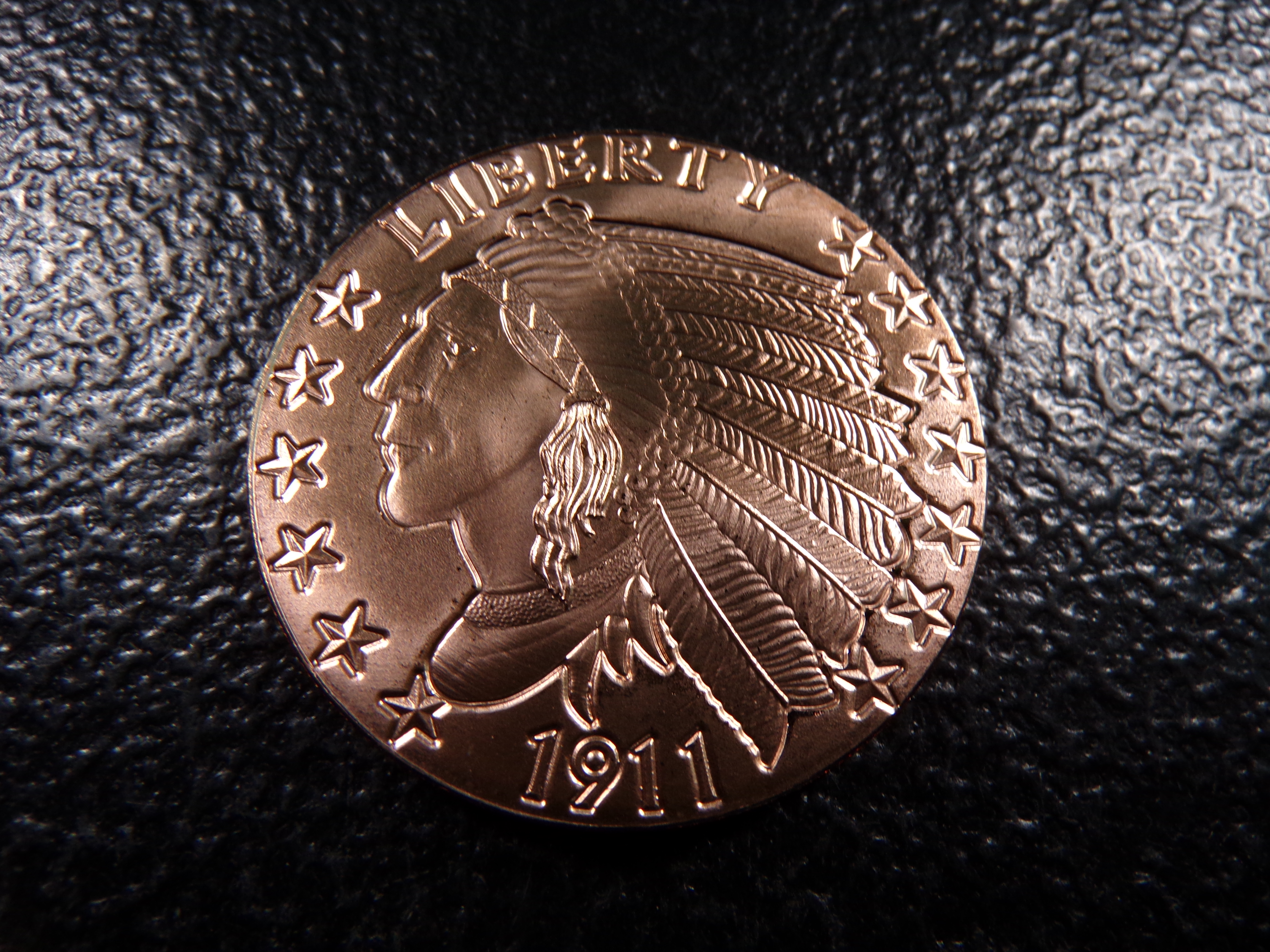 INDIAN HEAD STYLE 1 OUNCE .999 FINE COOPER