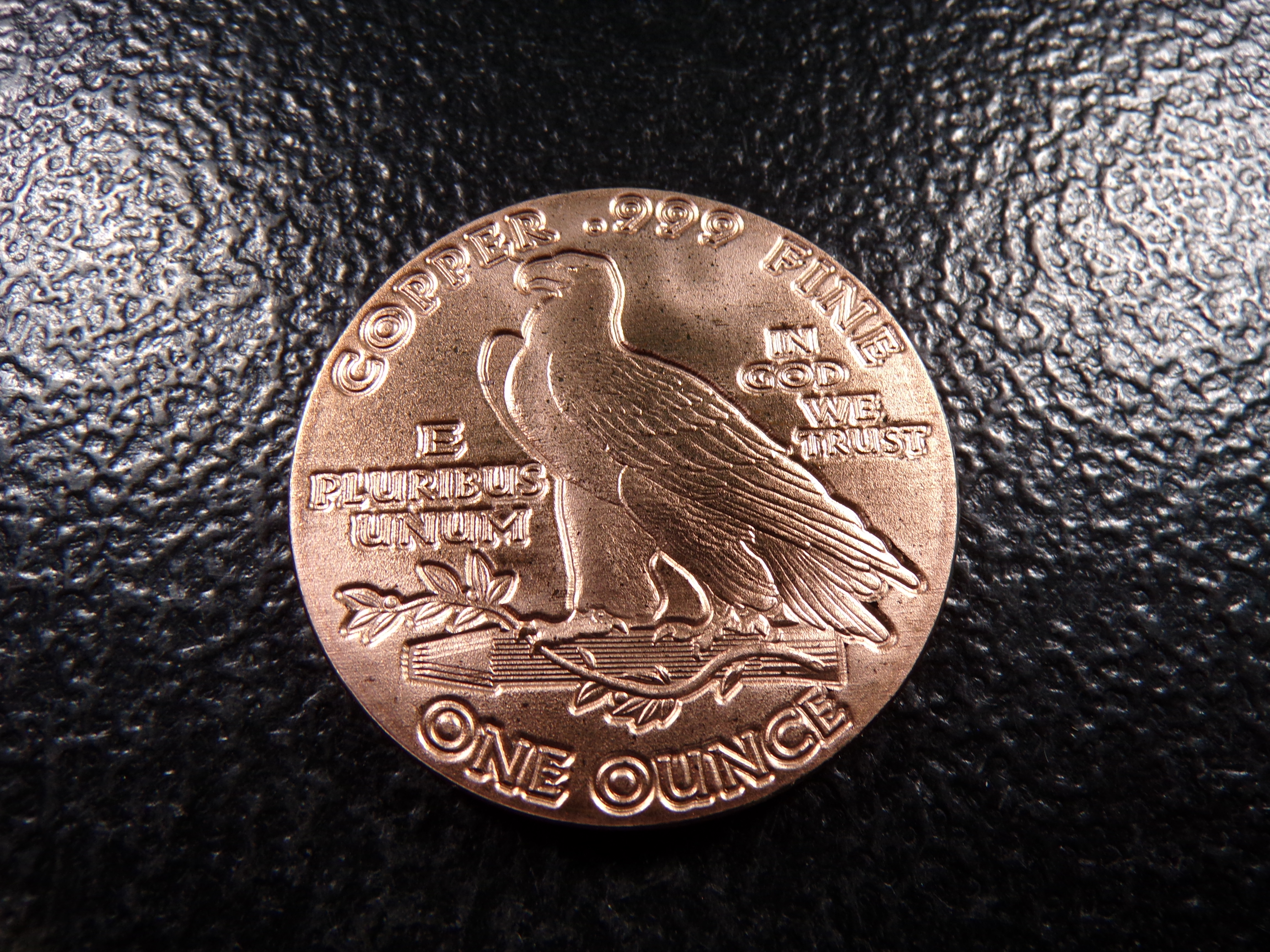 INDIAN HEAD STYLE 1 OUNCE .999 FINE COOPER