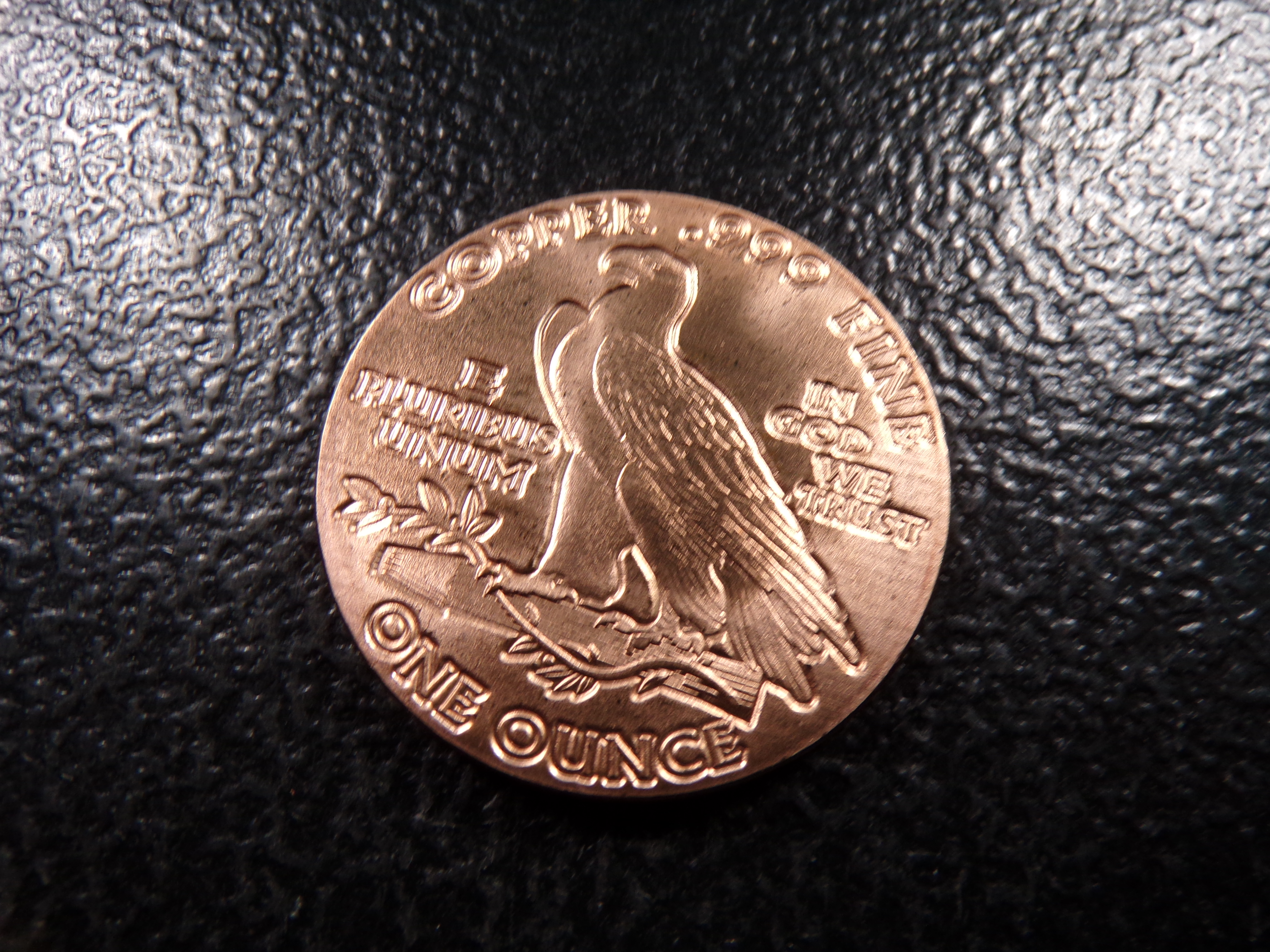 INDIAN HEAD STYLE 1 OUNCE .999 FINE COOPER