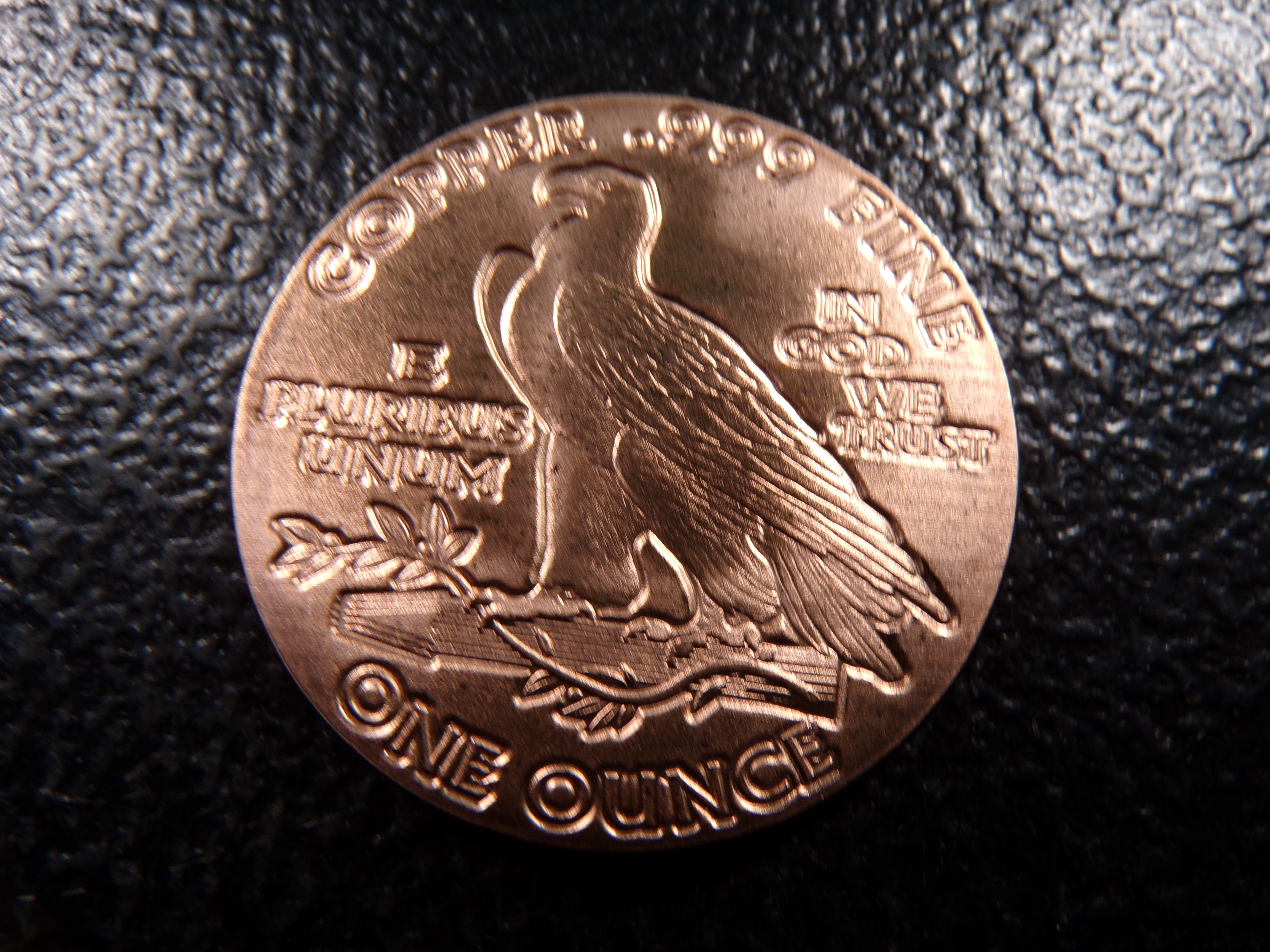 INDIAN HEAD STYLE 1 OUNCE .999 FINE COOPER