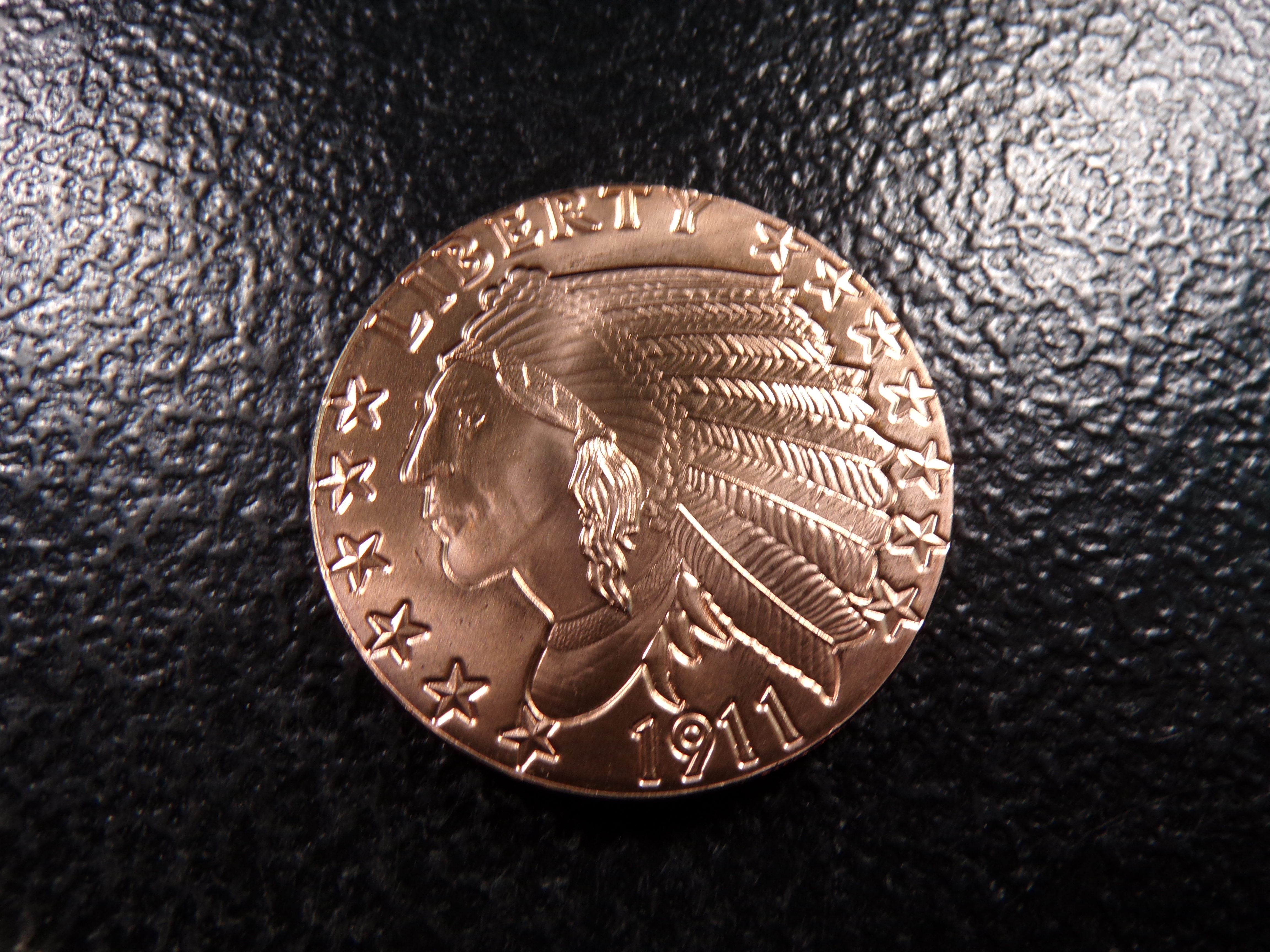 INDIAN HEAD STYLE 1 OUNCE .999 FINE COOPER