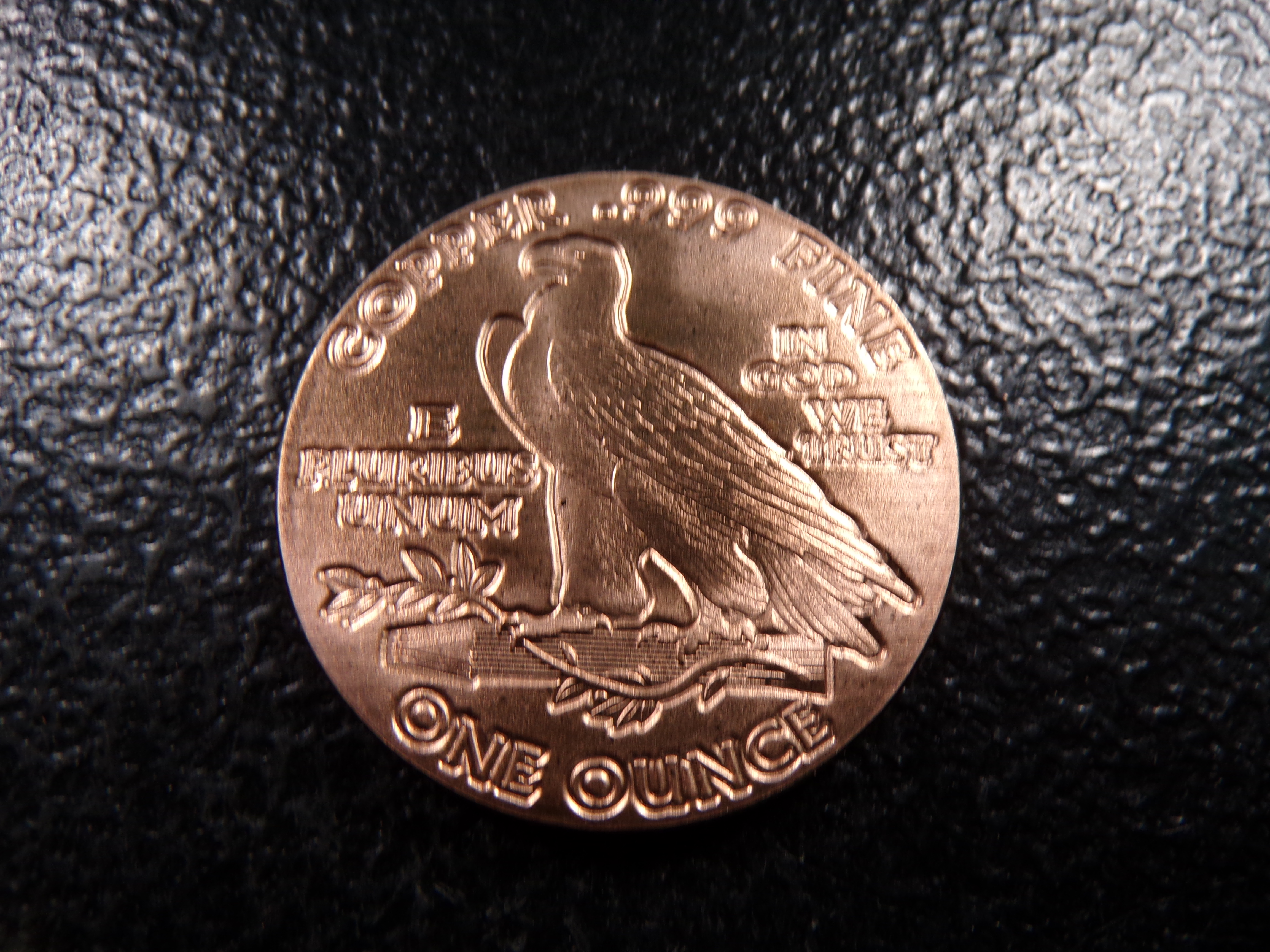 INDIAN HEAD STYLE 1 OUNCE .999 FINE COOPER
