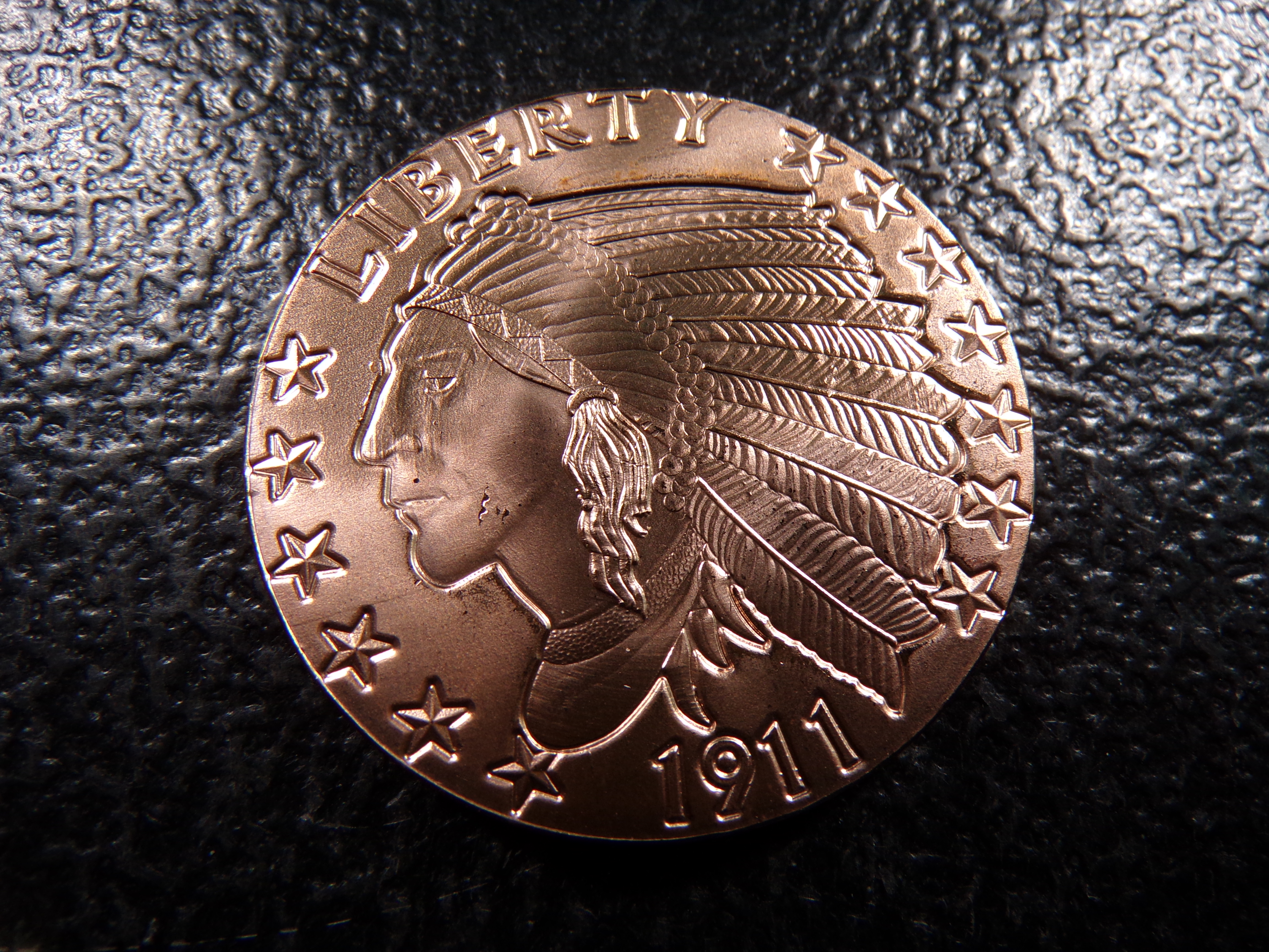 INDIAN HEAD STYLE 1 OUNCE .999 FINE COOPER