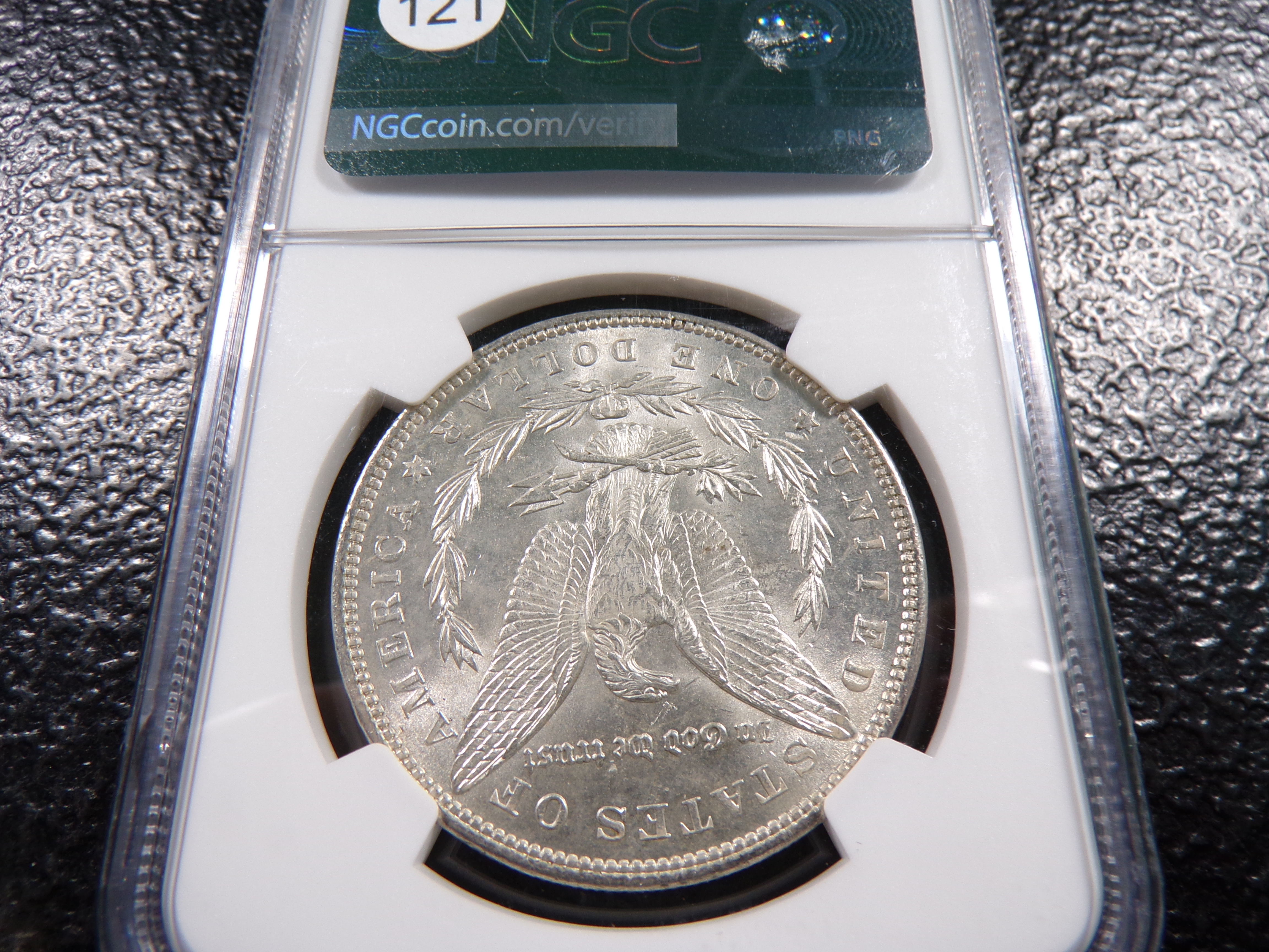 1889 NGC MS63 MORGAN SILVER DOLLAR
