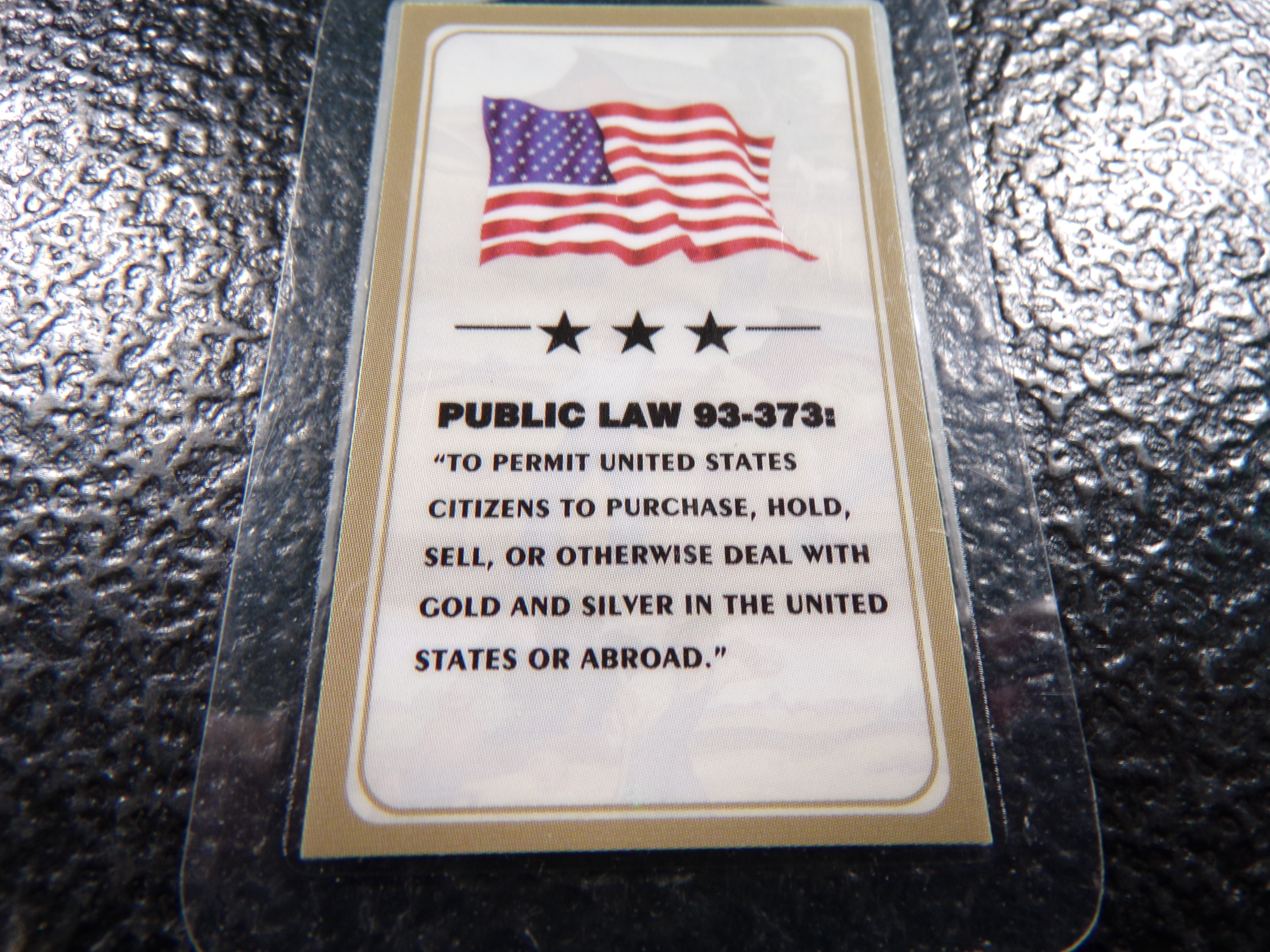 1 GRAIN .999 FINE SILVER BAR AMERICAN GRAIN CO.