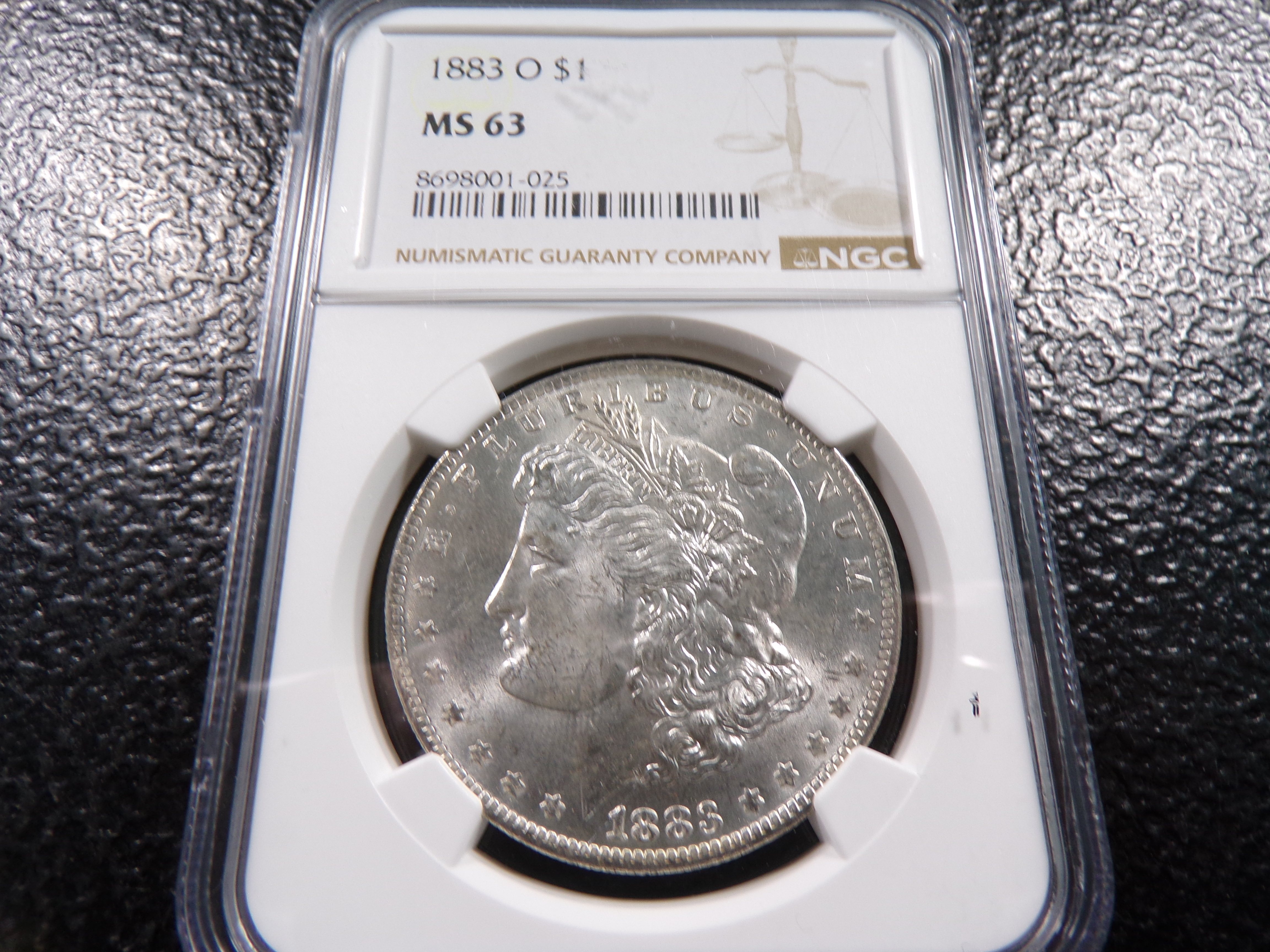 1883-O NGC MS63 MORGAN SILVER DOLLAR