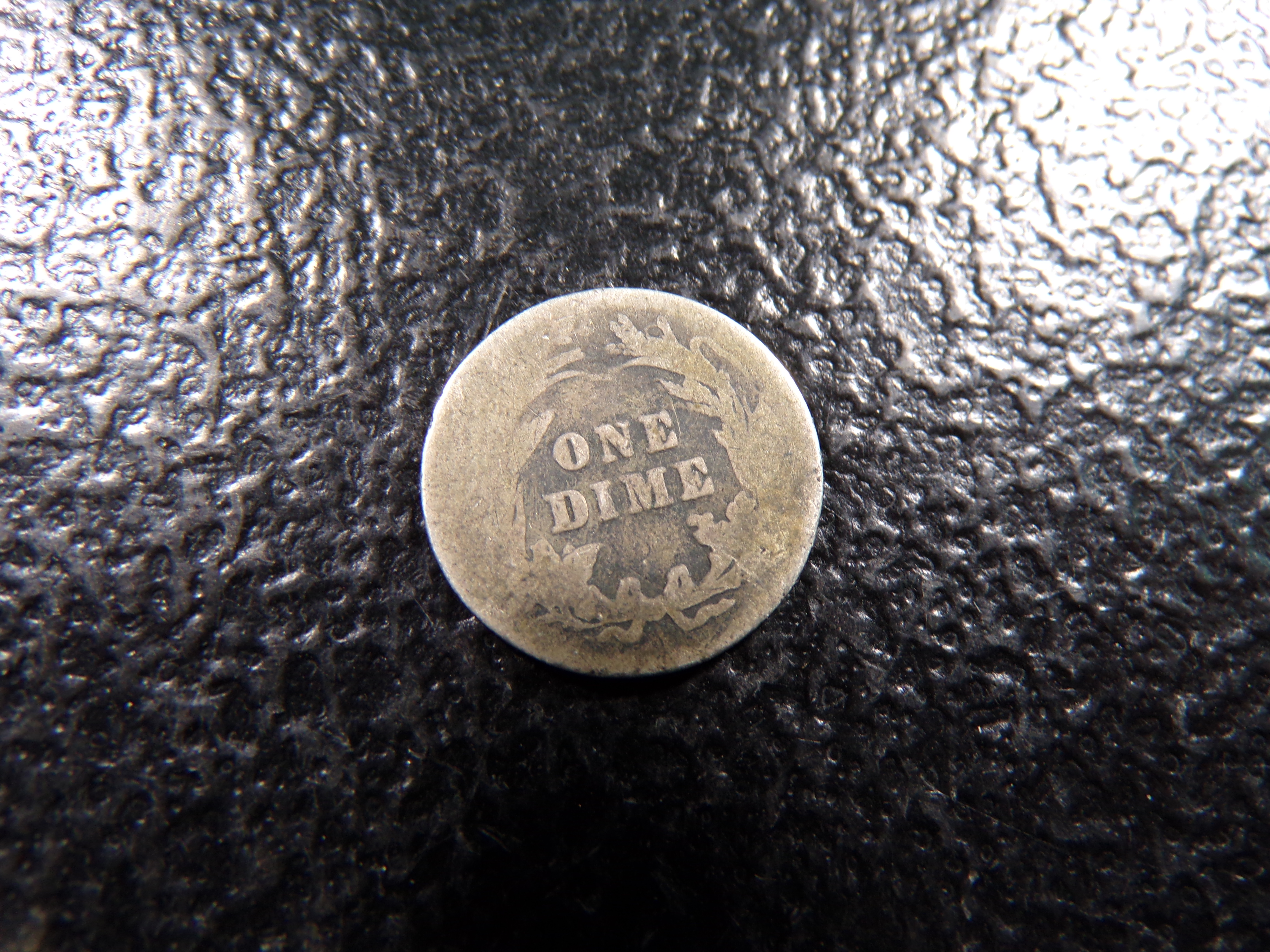 1909 BARBER SILVER DIME