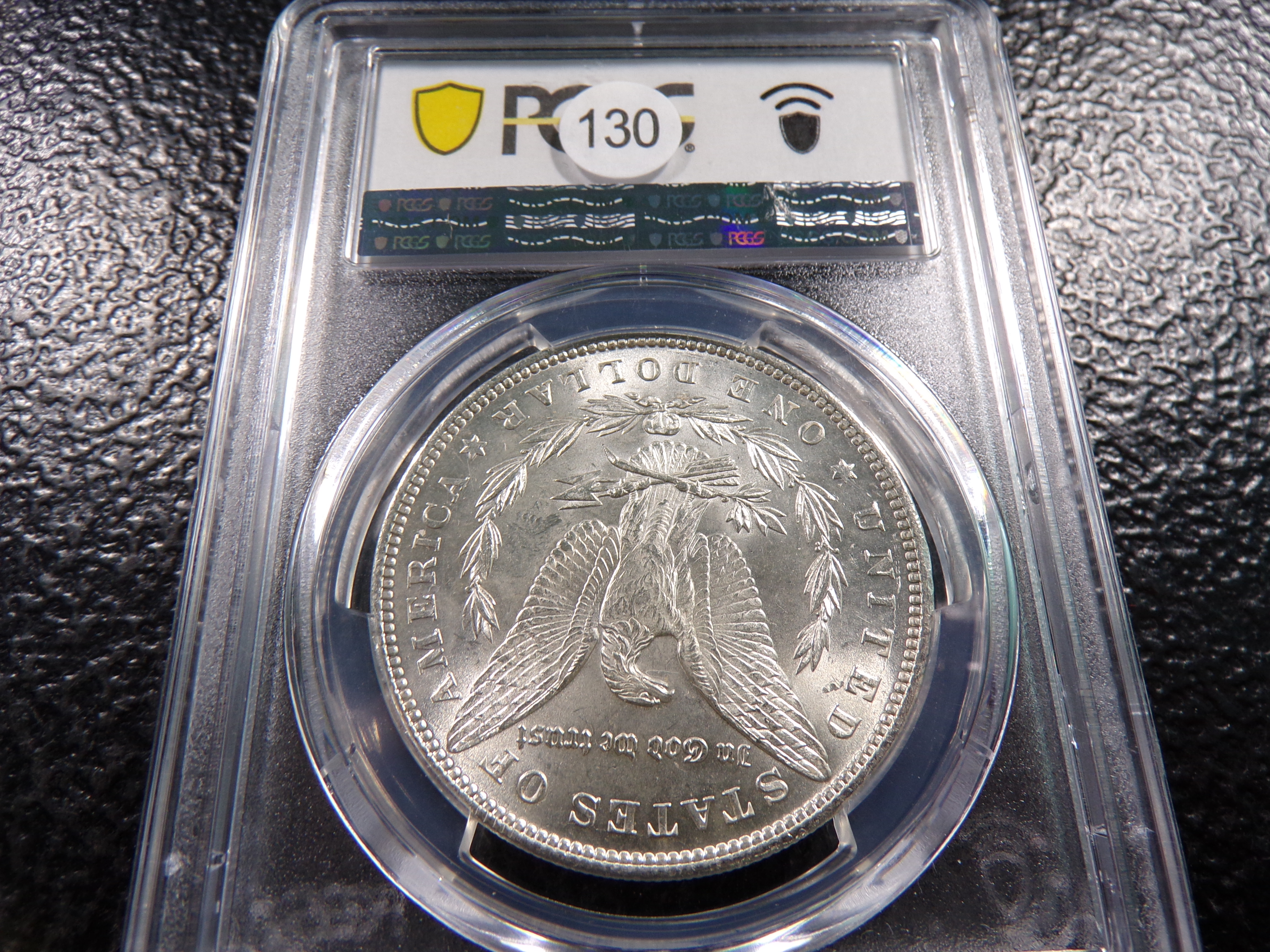1896 PCGS MS62 MORGAN SILVER DOLLAR