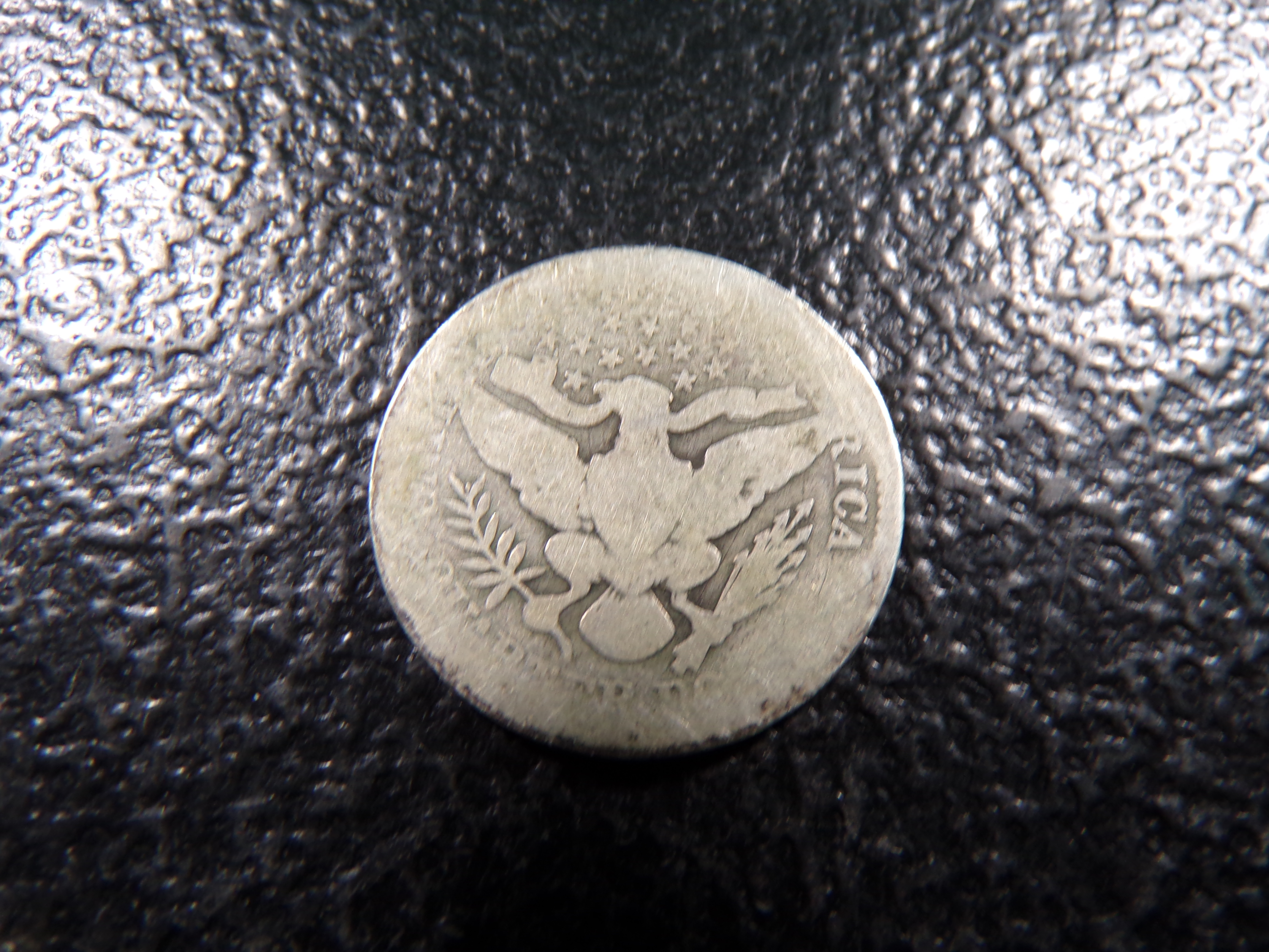 1907 BARBER SILVER QUARTER