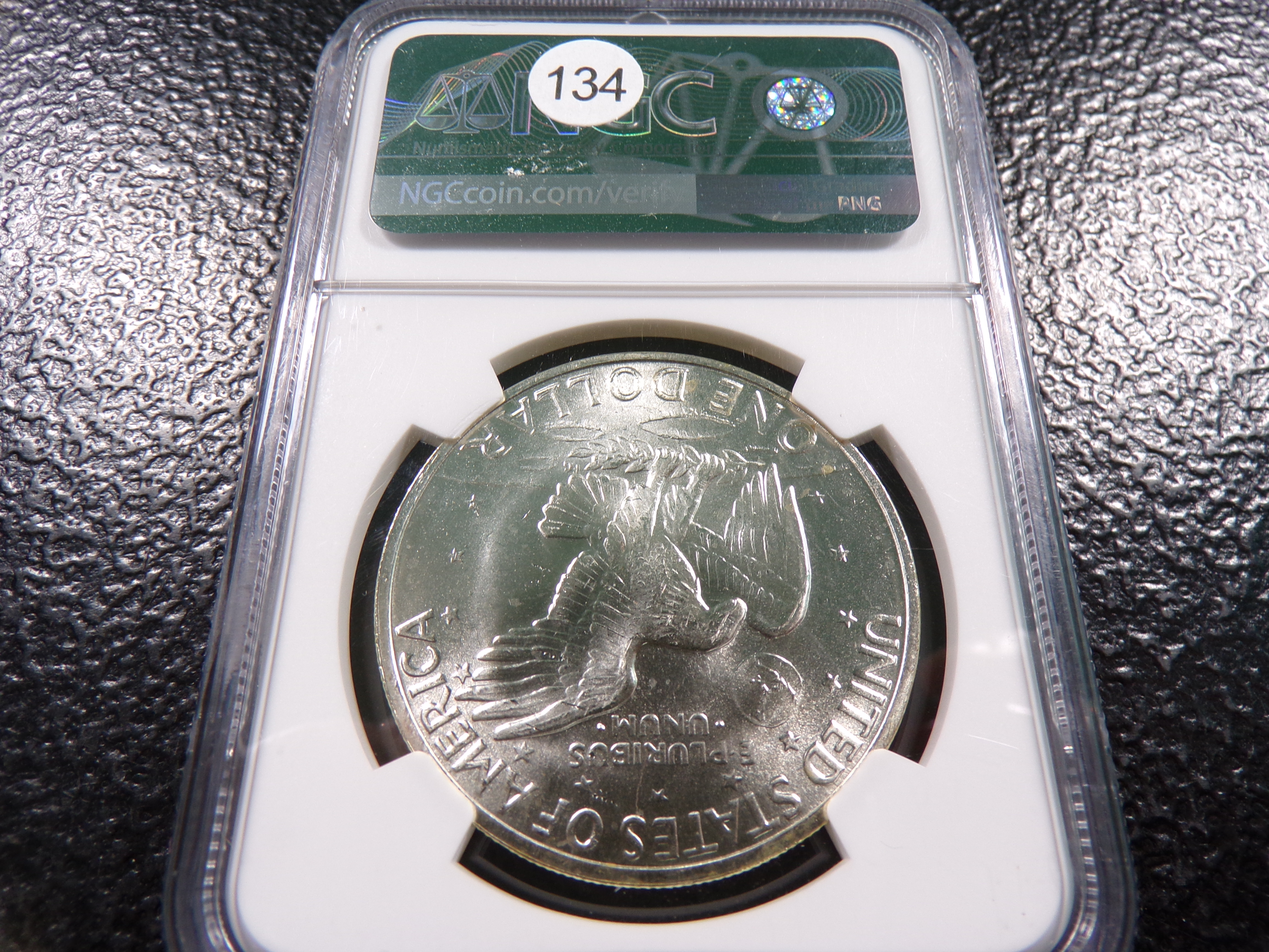 1971-S NGC MS66 EISENHOWER SILVER DOLLAR