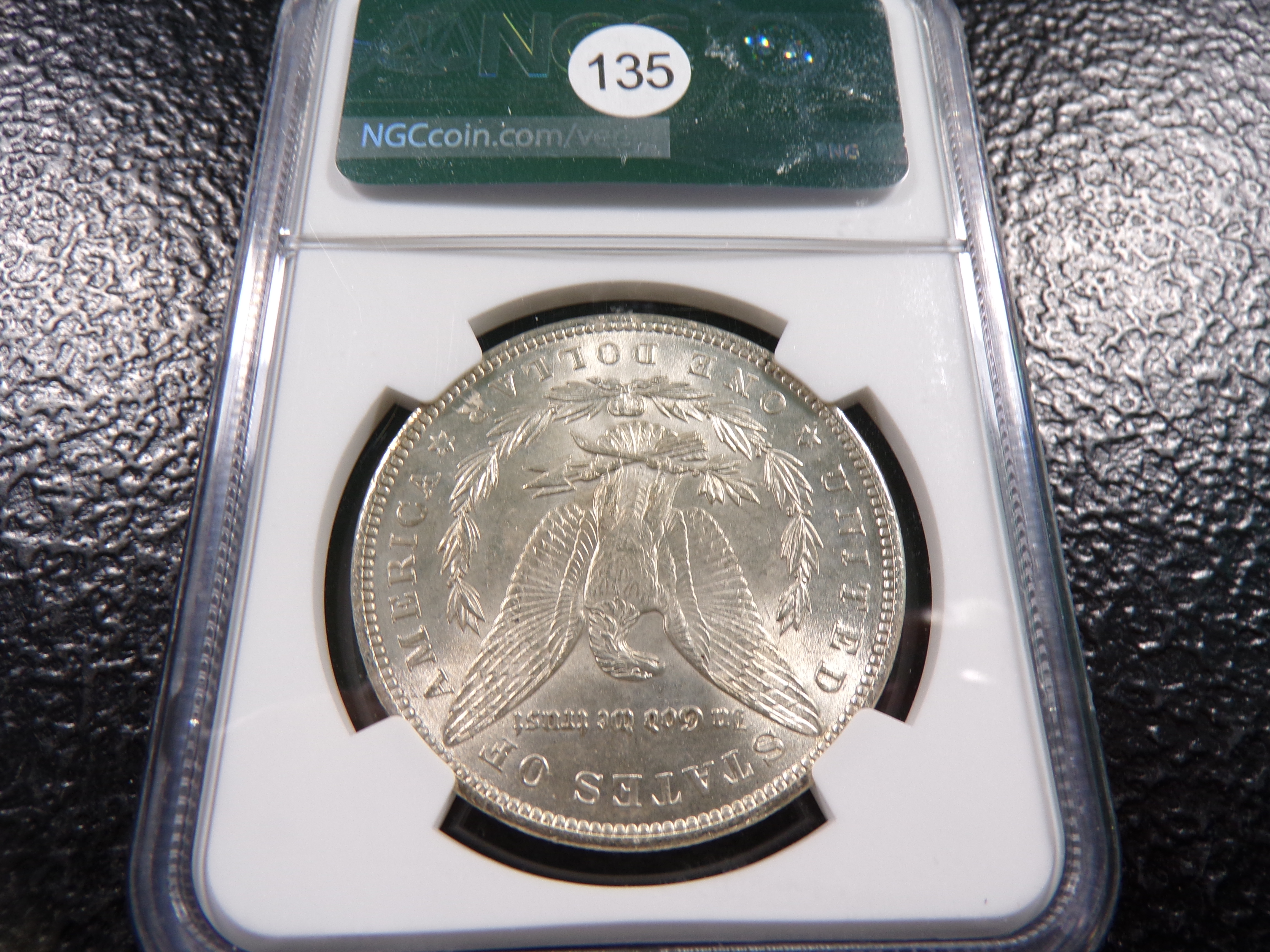 1896 NGC MS63 MORGAN SILVER DOLLAR