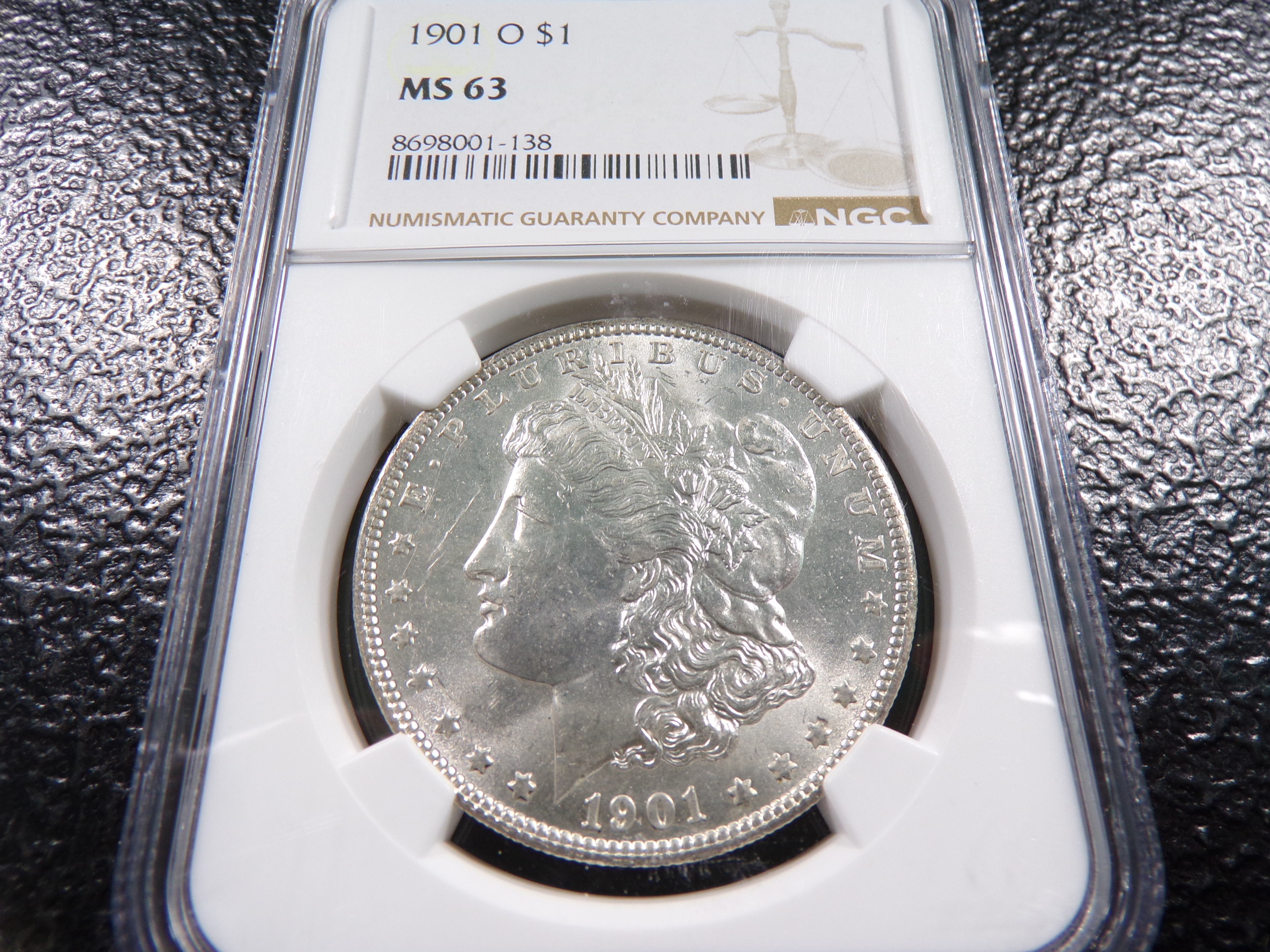 1901-O NGC MS63 MORGAN SILVER DOLLAR