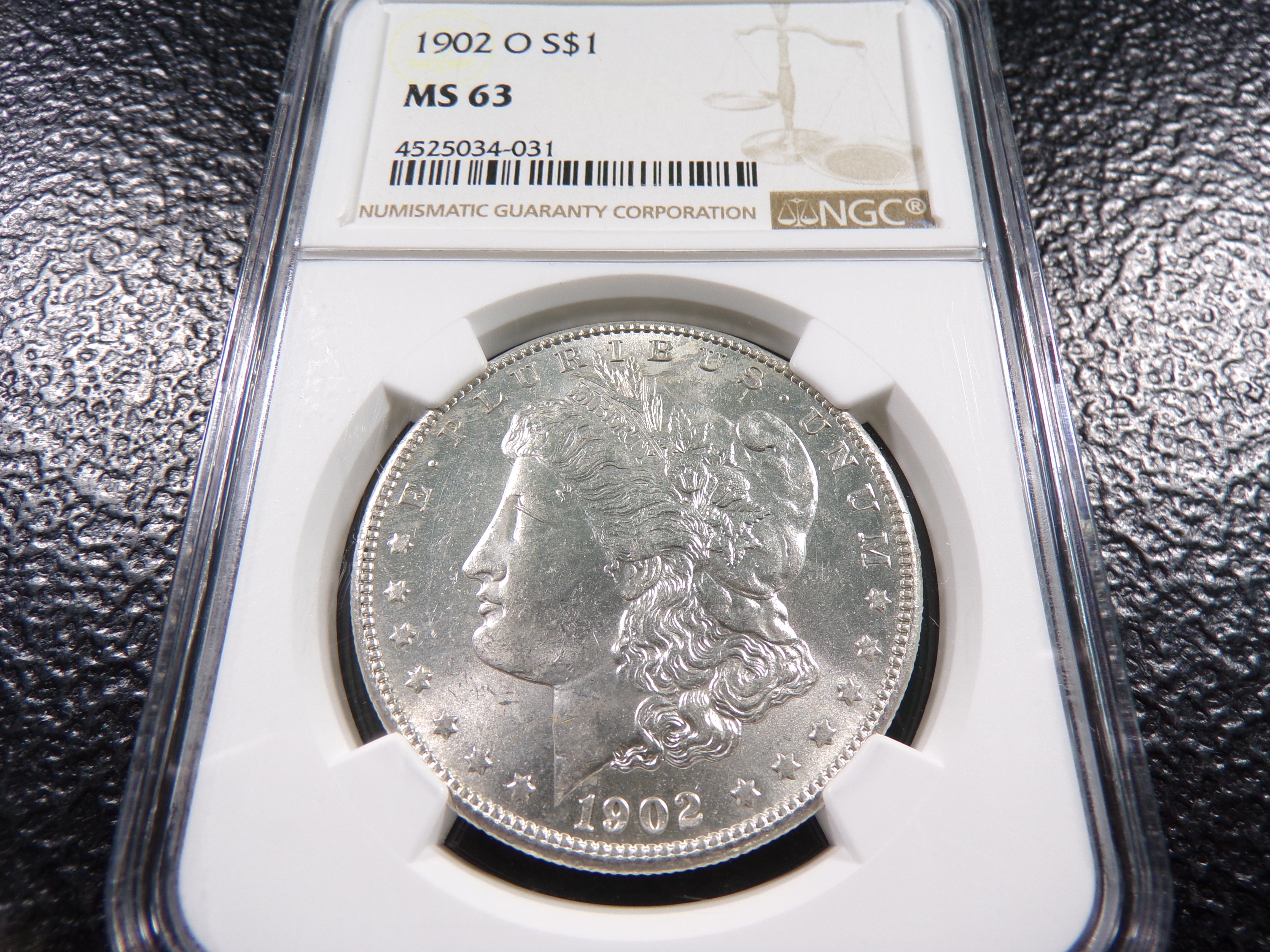 1902-O NGC MS63 MORGAN SILVER DOLLAR