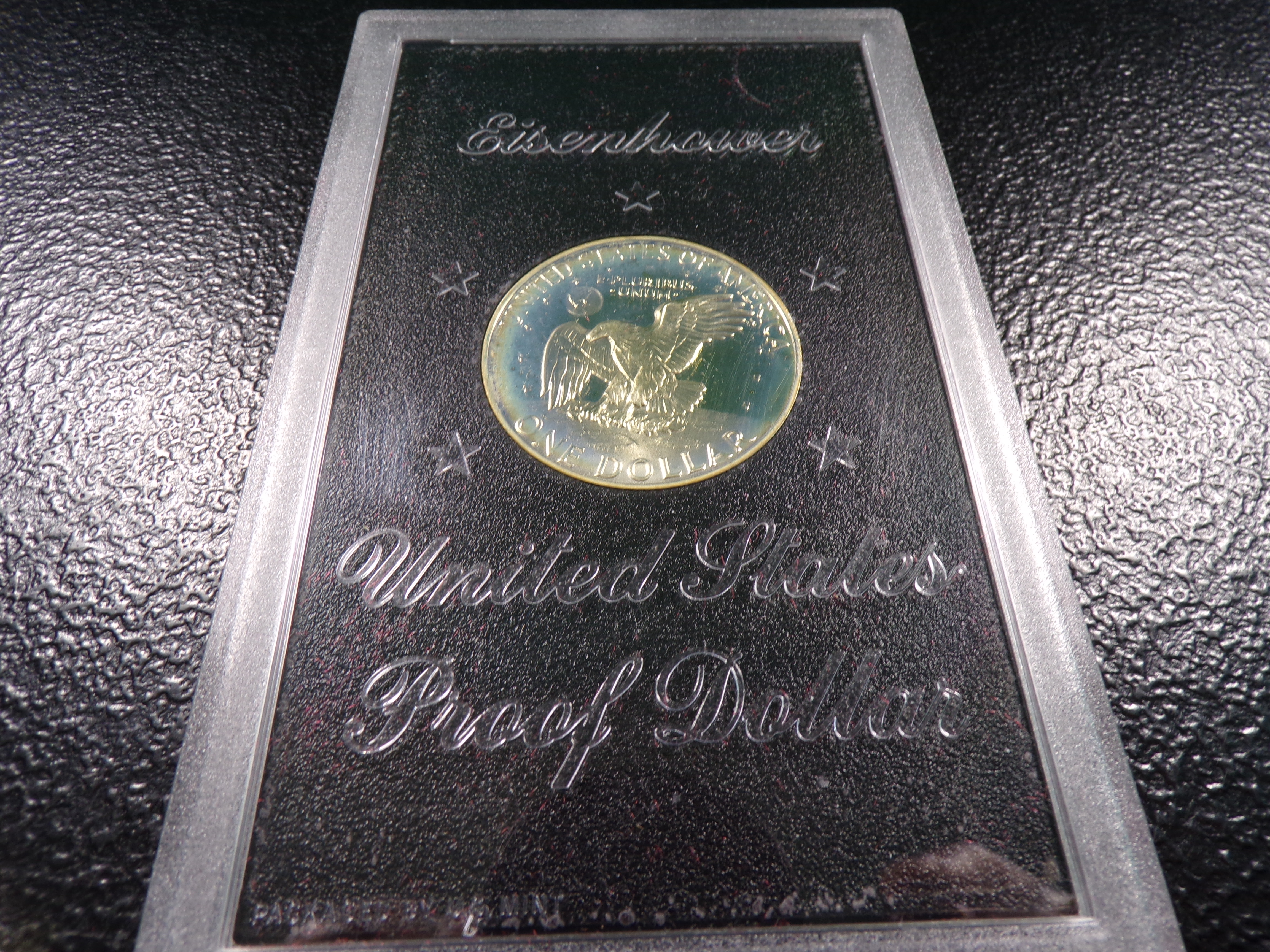 1974-S IN U.S. MINT HOLDER EISENHOWER PROOF DOLLAR