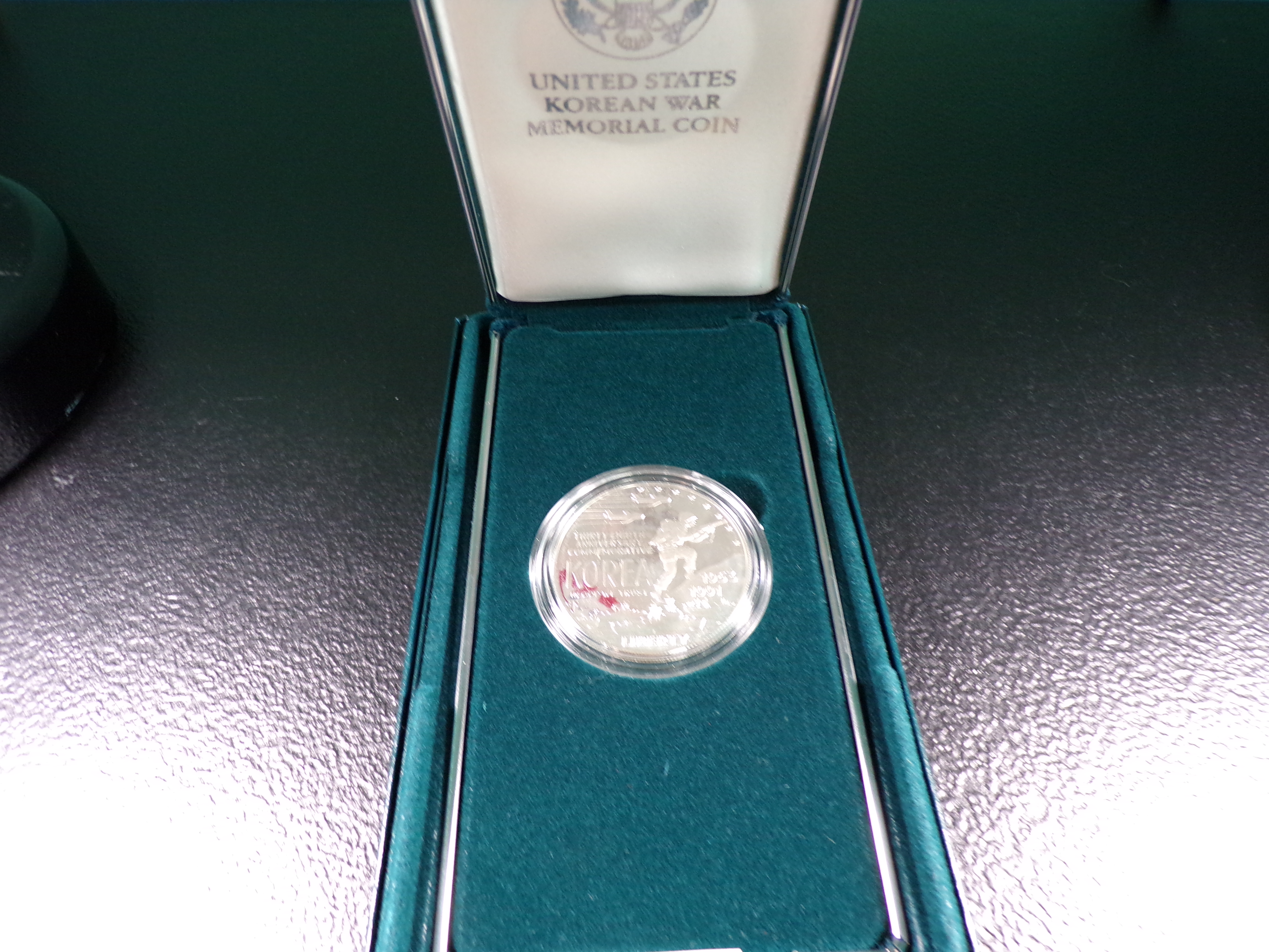 1991-P U.S. KOREAN MEMORIAL COMMEM. SILVER PROOF DOLLAR