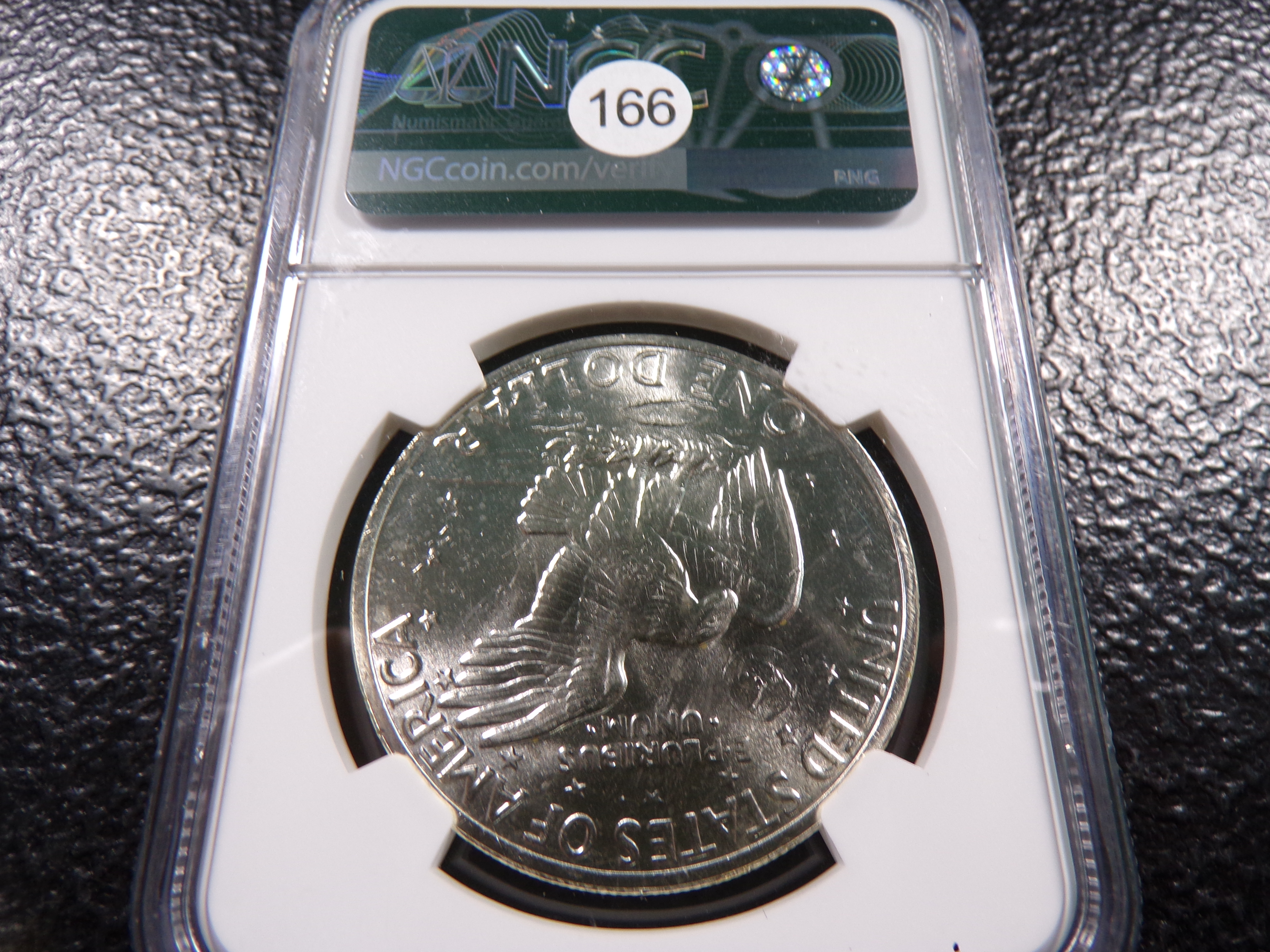 1971-S NGC MS66 EISENHOWER SILVER DOLLAR