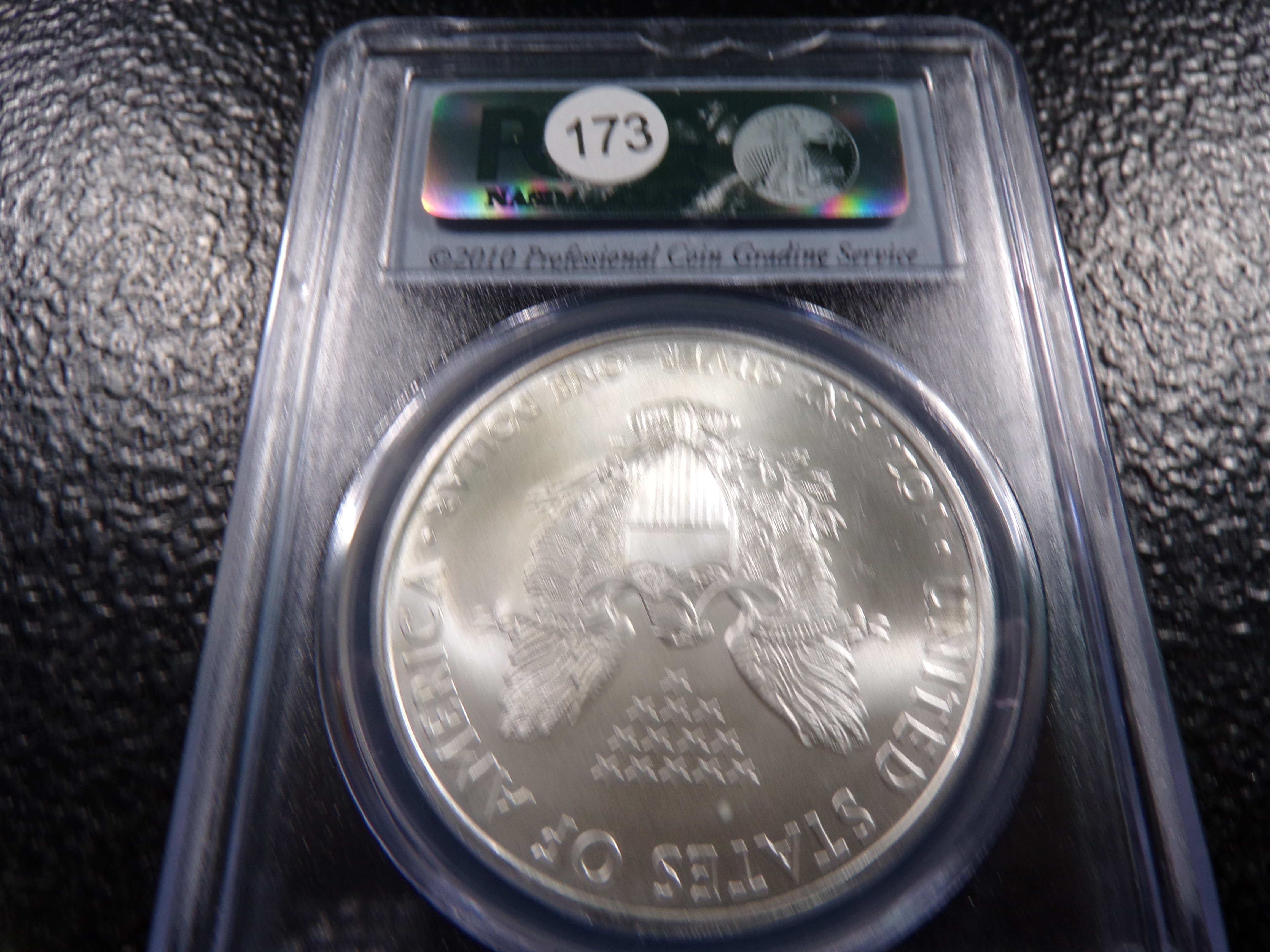 2010 PCGS MS70 25TH YR OF ISSUE AMERICAN SILVER EAGLE DOLLAR