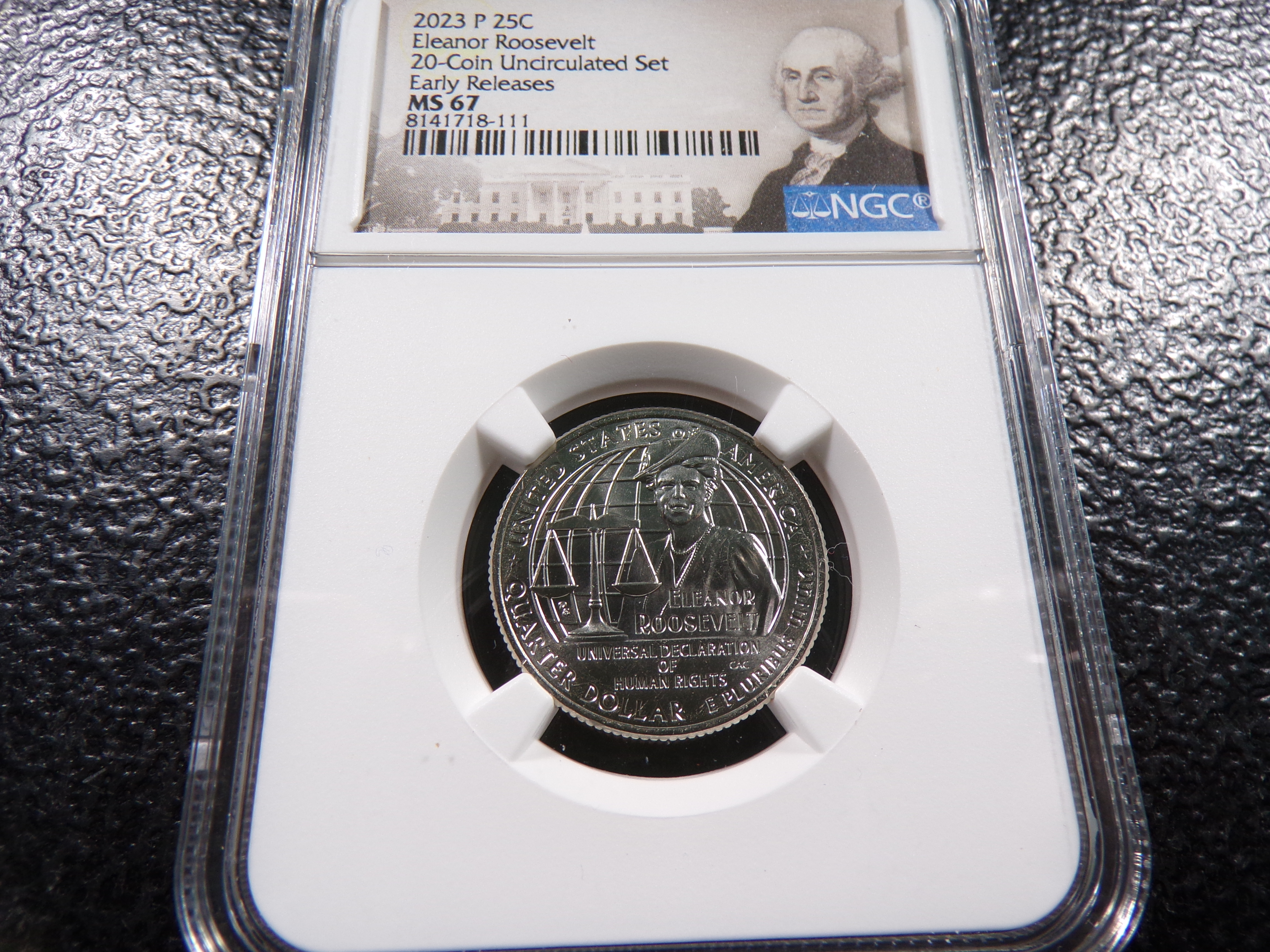 2023-P NGC MS67 ELEANOR ROOSEVELT EARLY RELEASES QUARTER