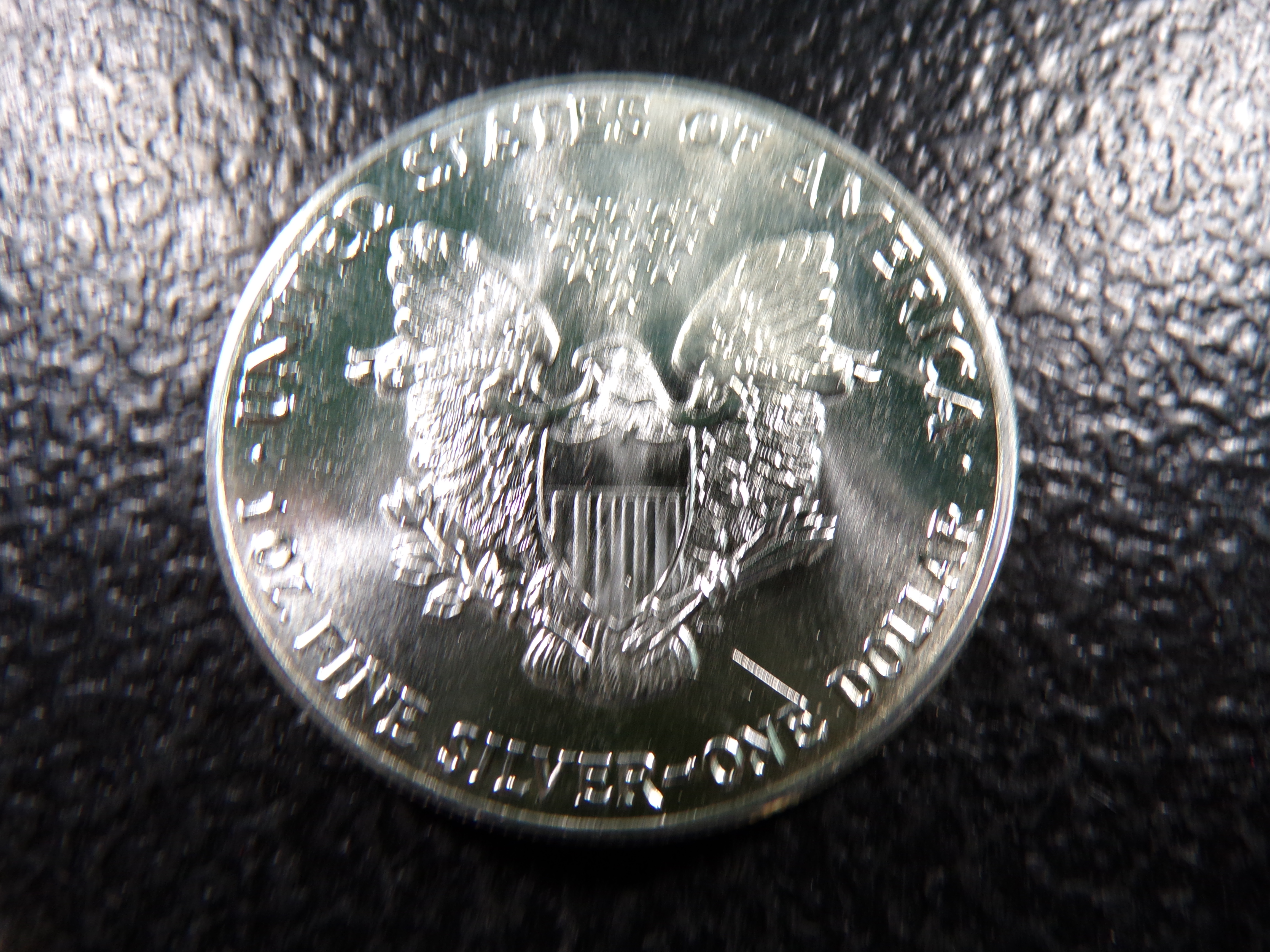 1987 AMERICAN SILVER EAGLE DOLLAR *1 OZ. FINE SILVER
