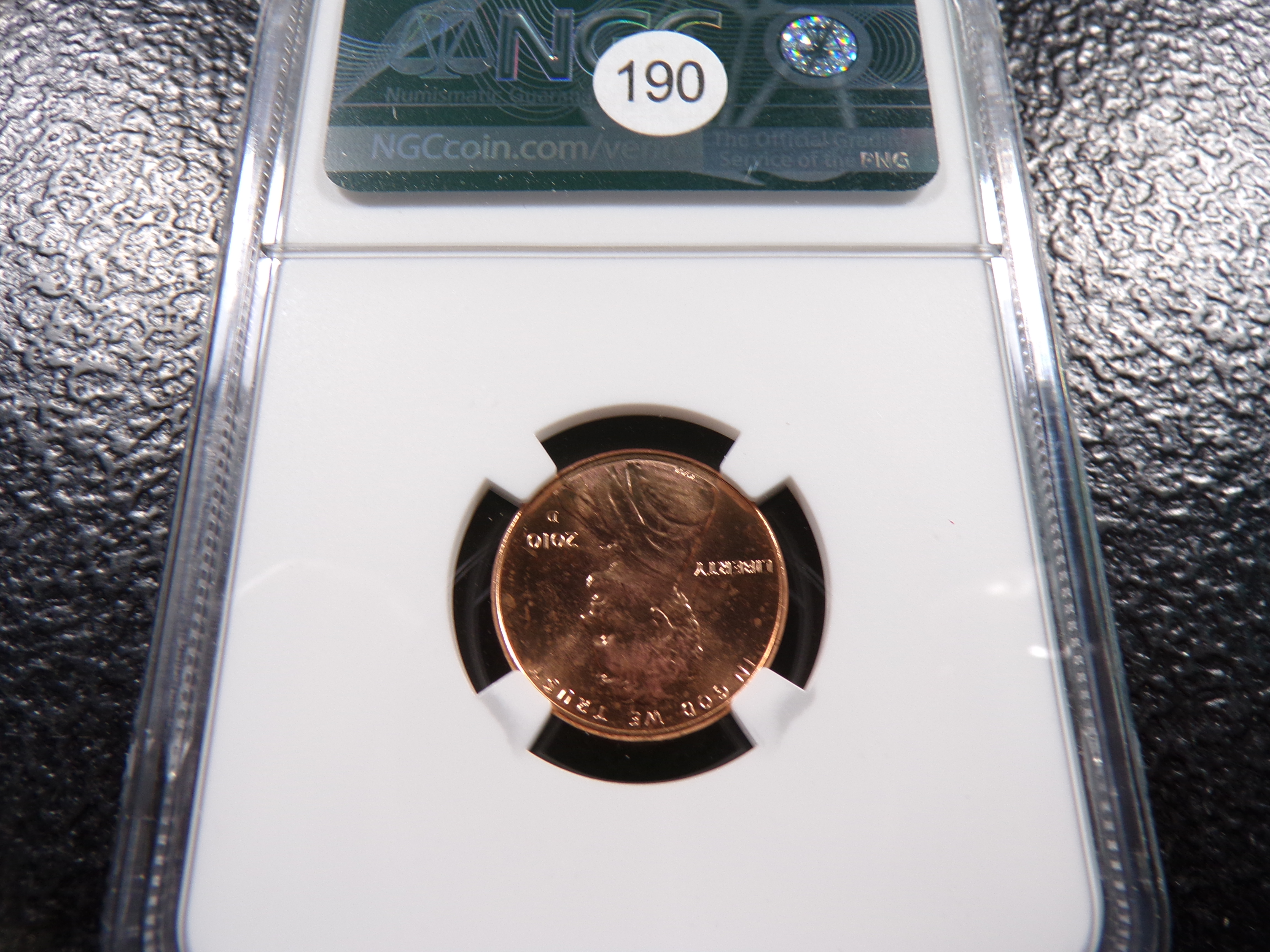 2010-D NGC GEM UNC. SIGNED FIRST YEAR SHIELD REVERSE LINCOLN UNION SHIELD CENT