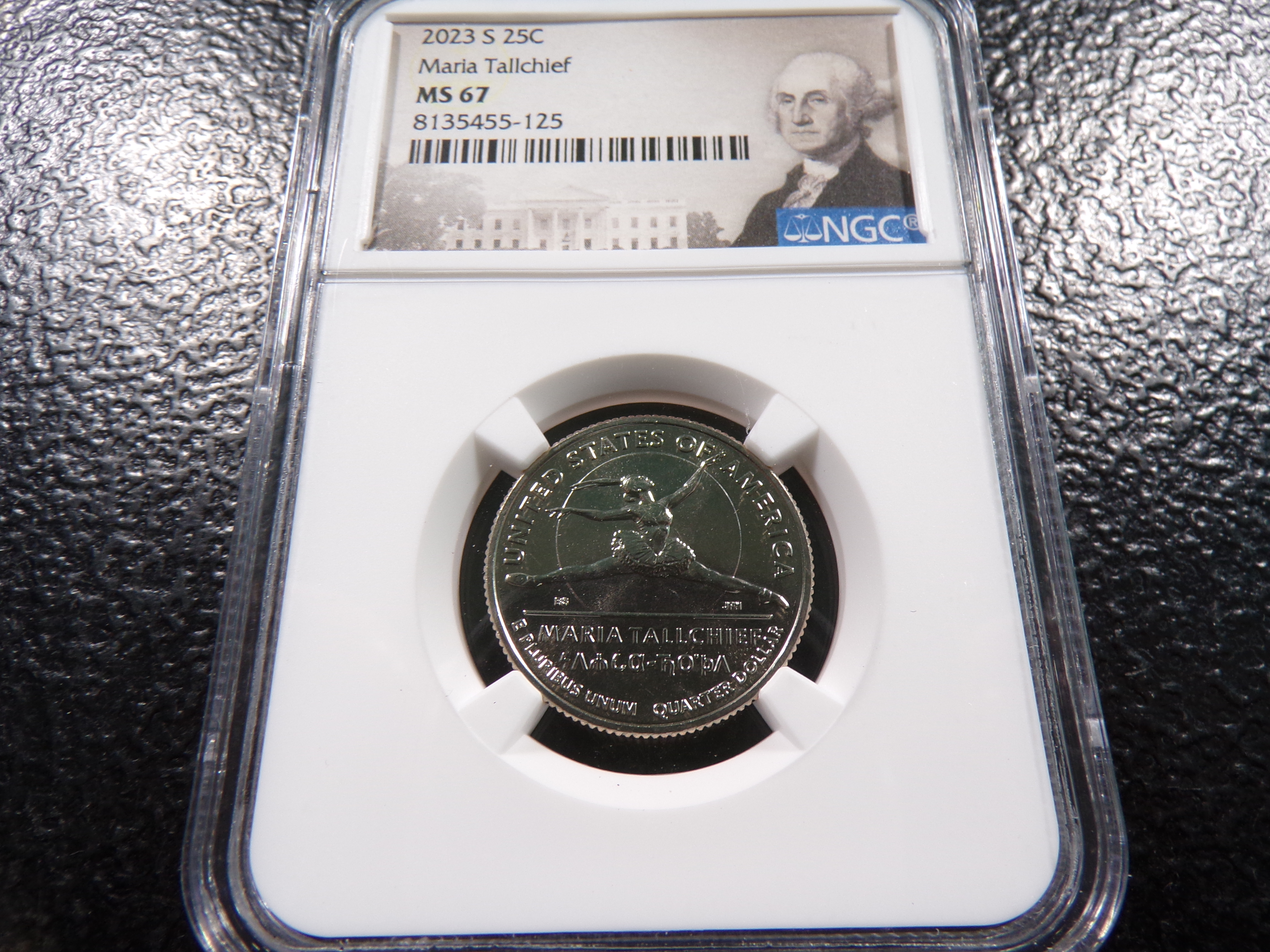 2023-S NGC MS67 MARIA TALLCHIEF QUARTER