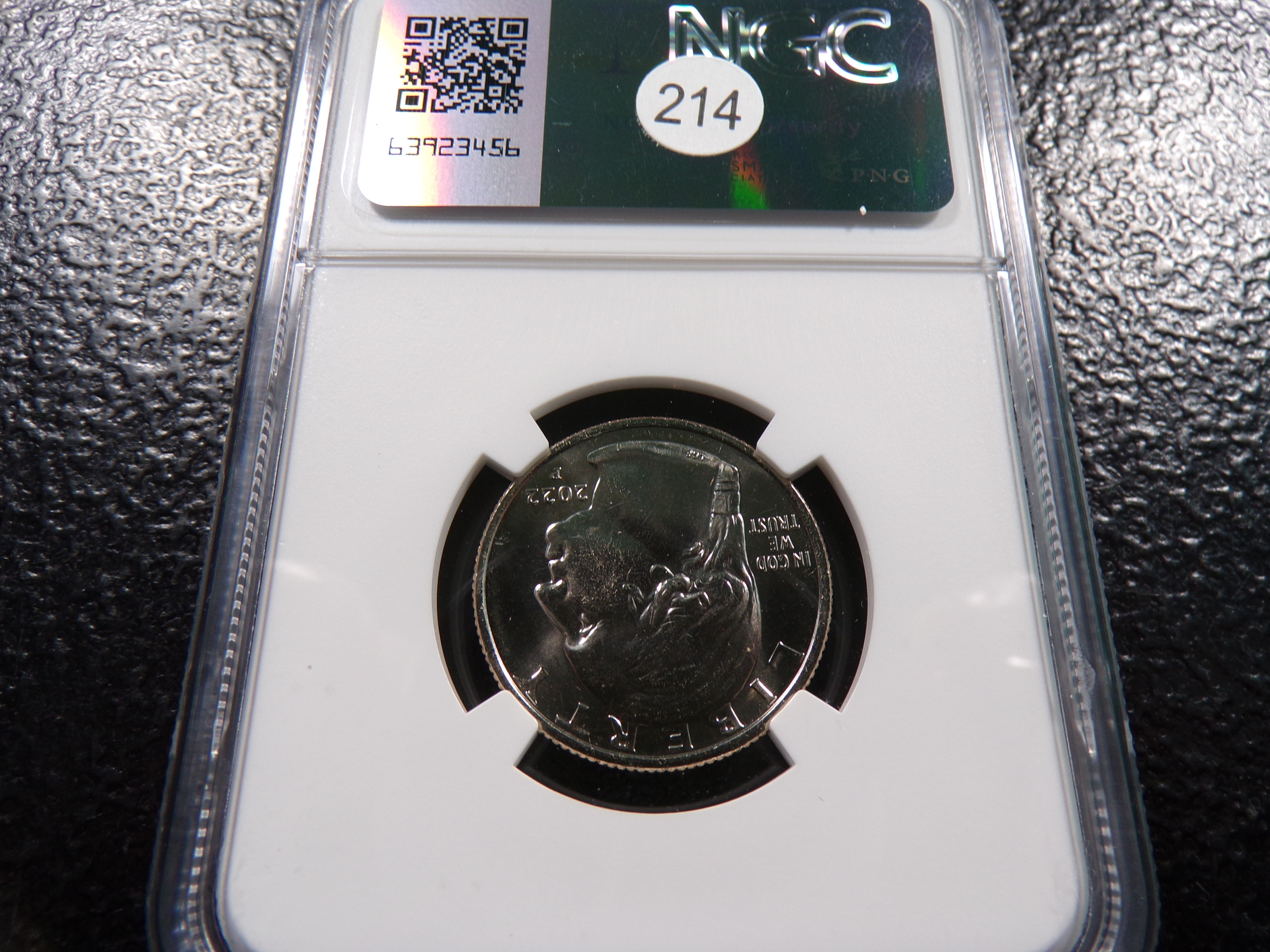 2022-P NGC MS67 ANNA MAY WONG QUARTER