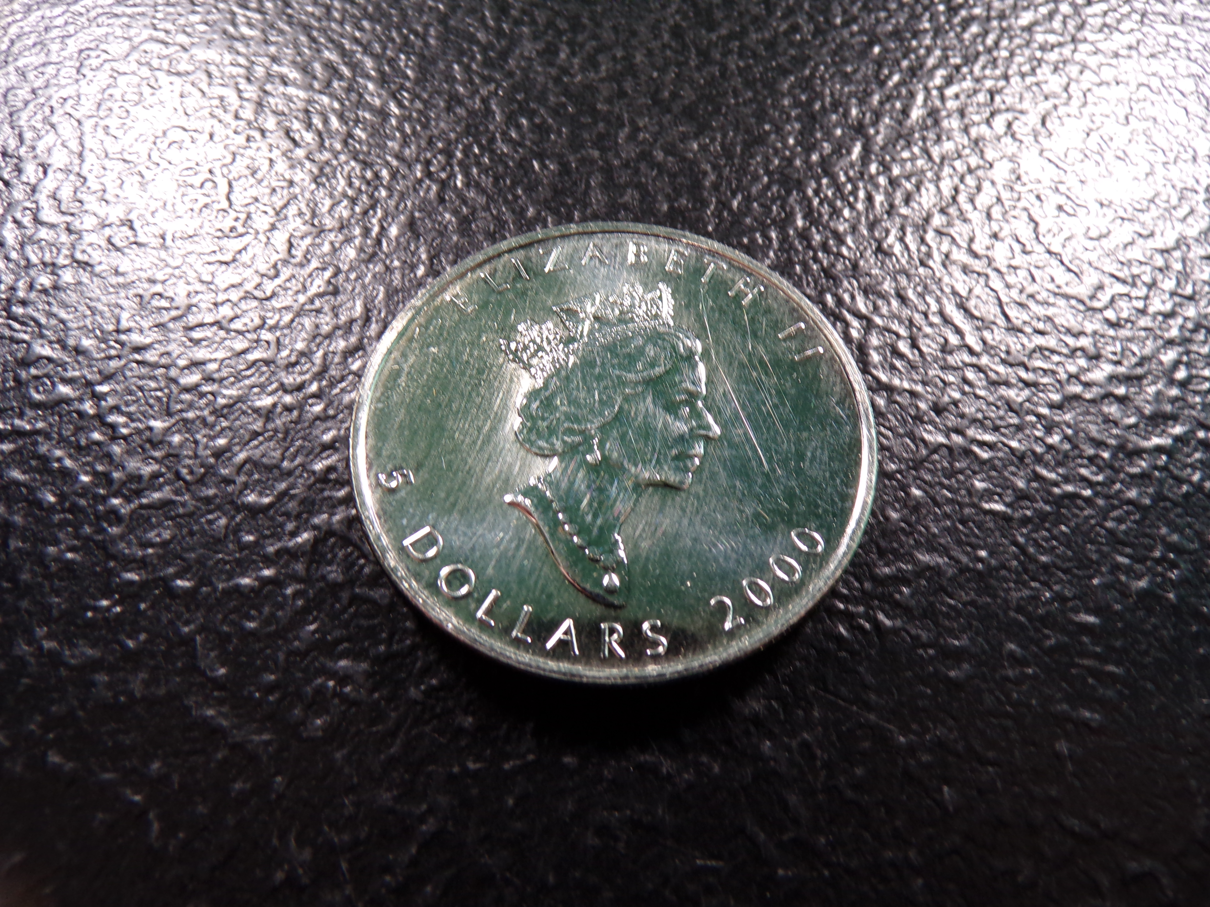 2000 CANADA $5 SILVER MAPLE LEAF *1 OUNCE 9999 FINE SILVER