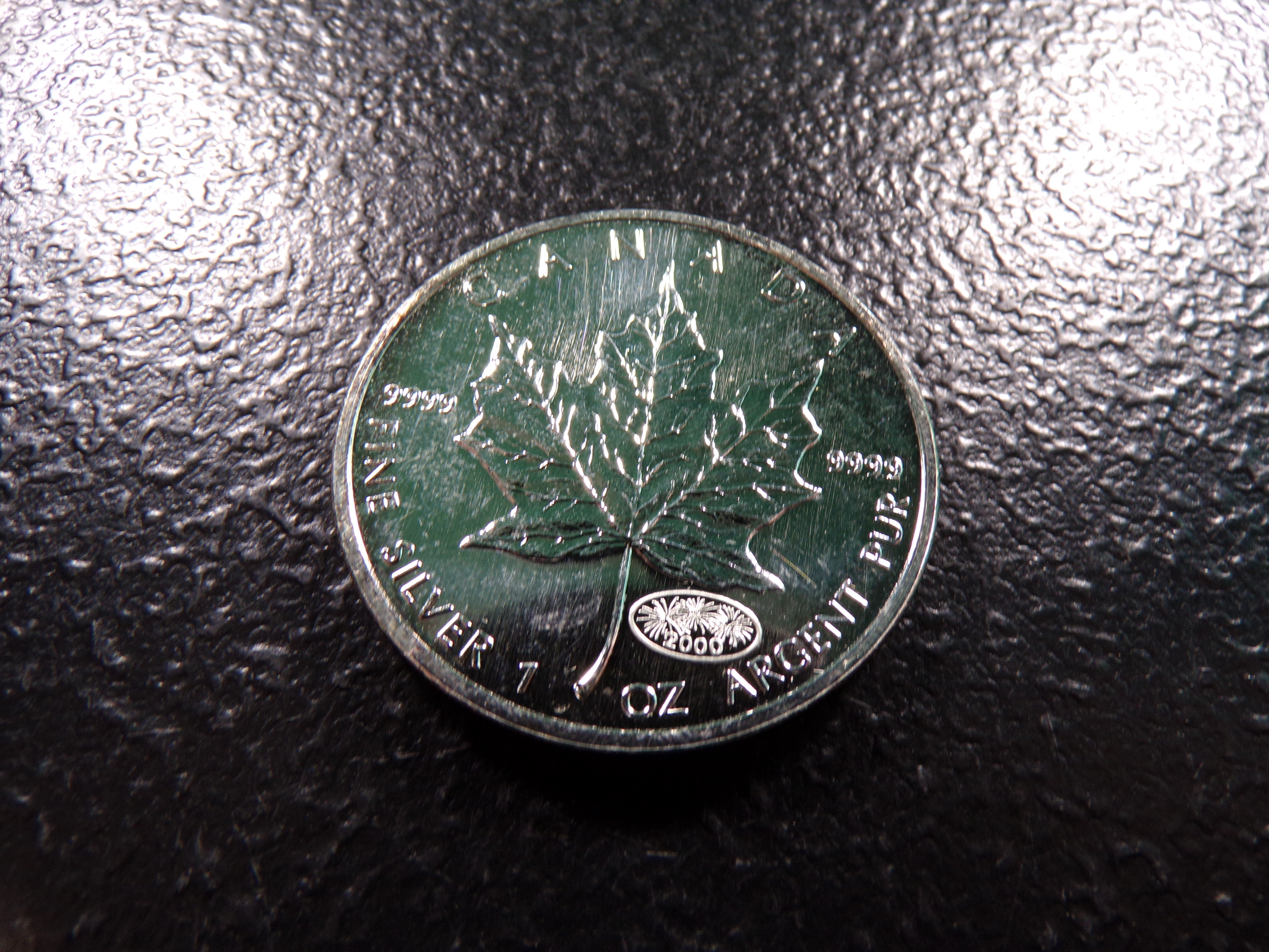 2000 CANADA $5 SILVER MAPLE LEAF *1 OUNCE 9999 FINE SILVER