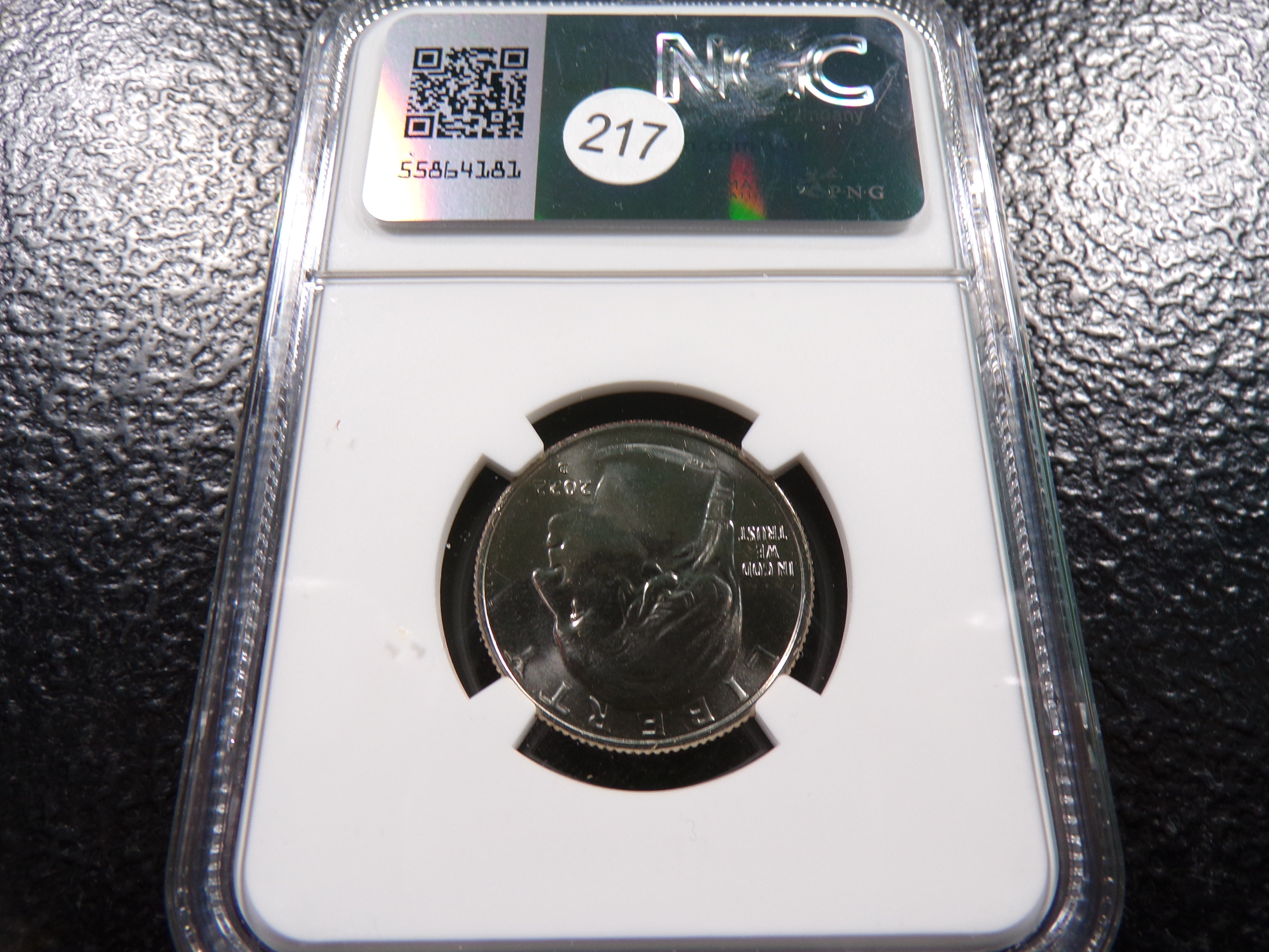 2022-D NGC MS67 ANNA MAY WONG QUARTER