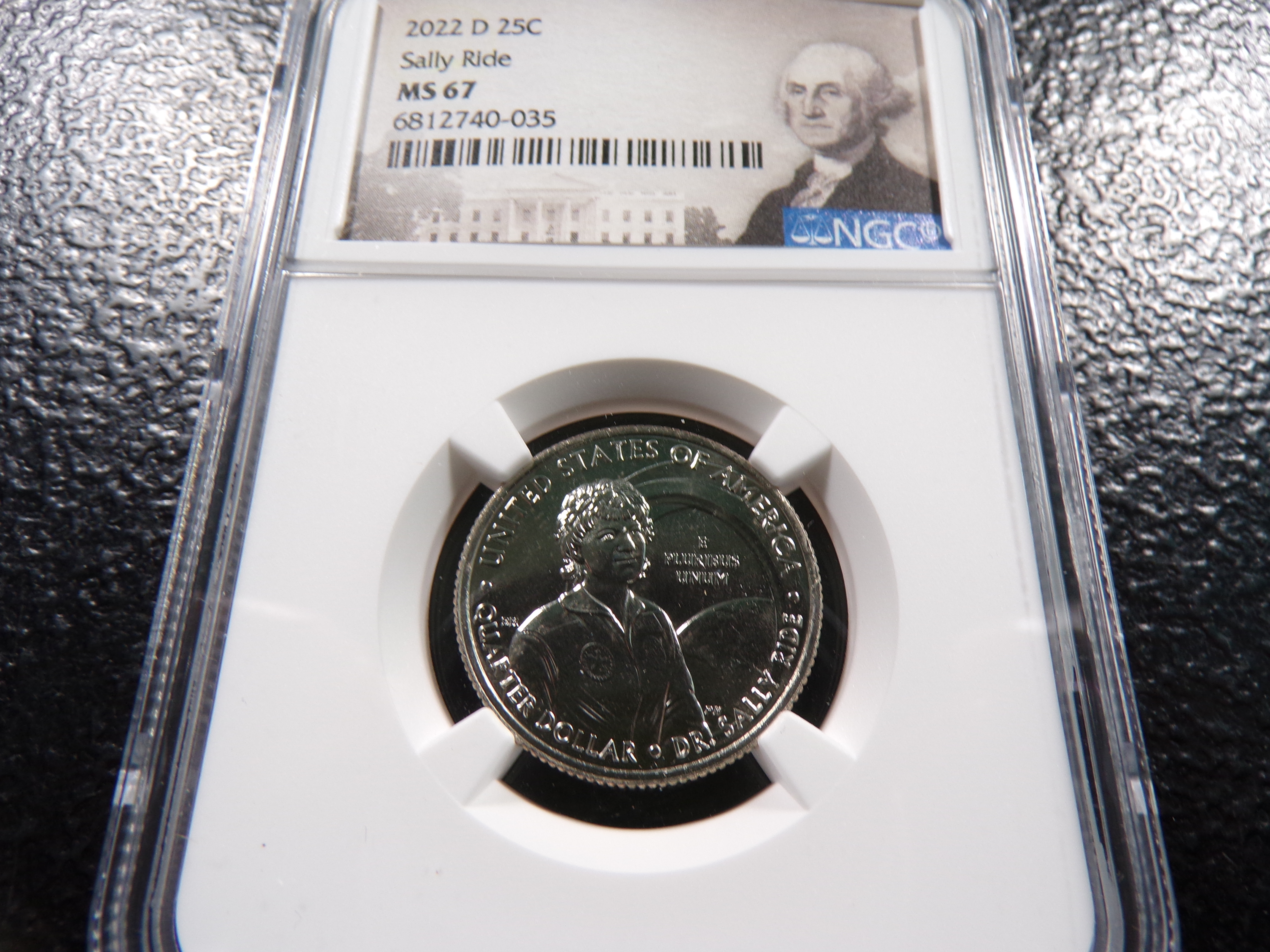 2022-D NGC MS67 SALLY RIDE QUARTER