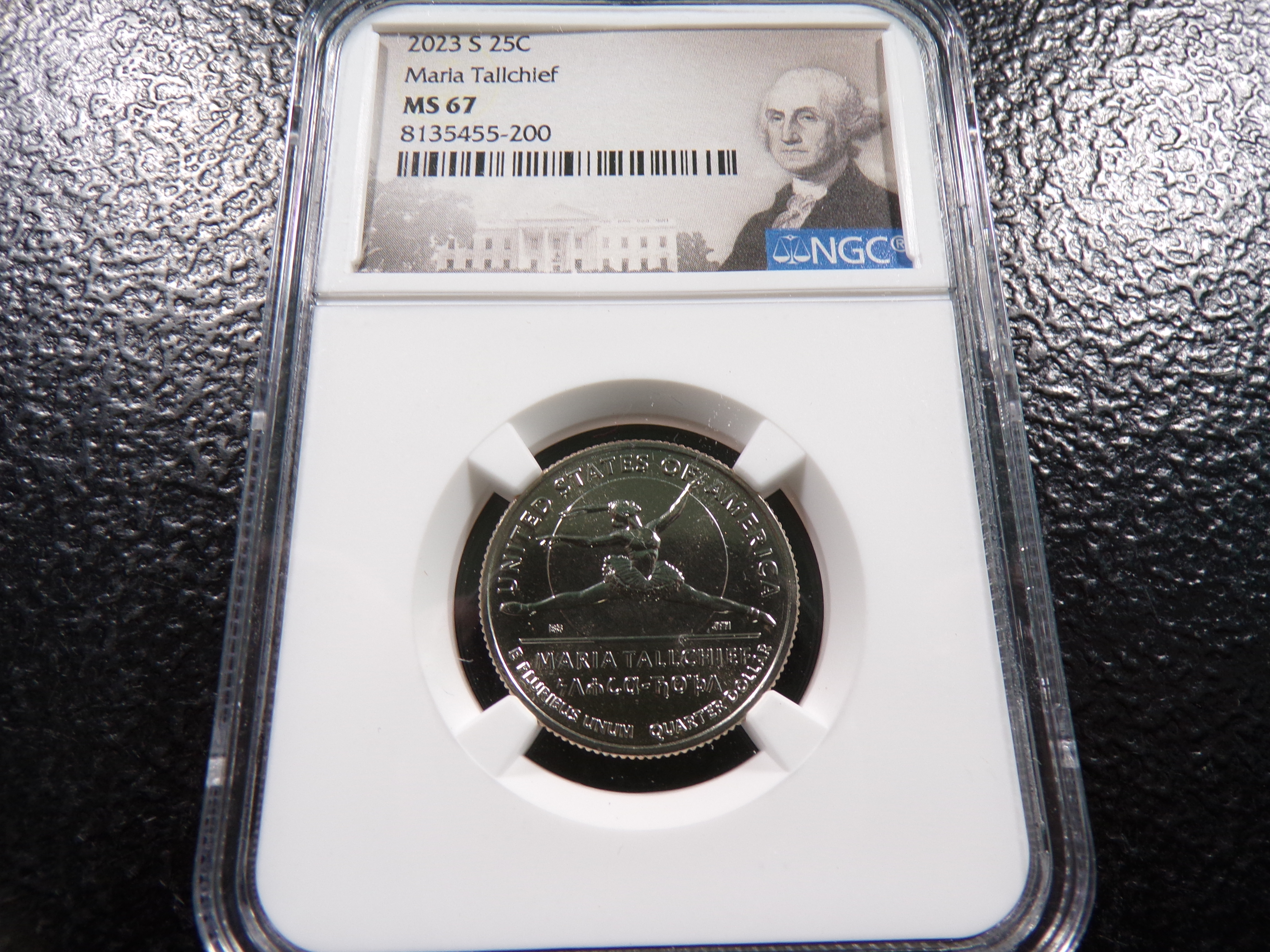 2023-S NGC MS67 MARIA TALLCHIEF QUARTER