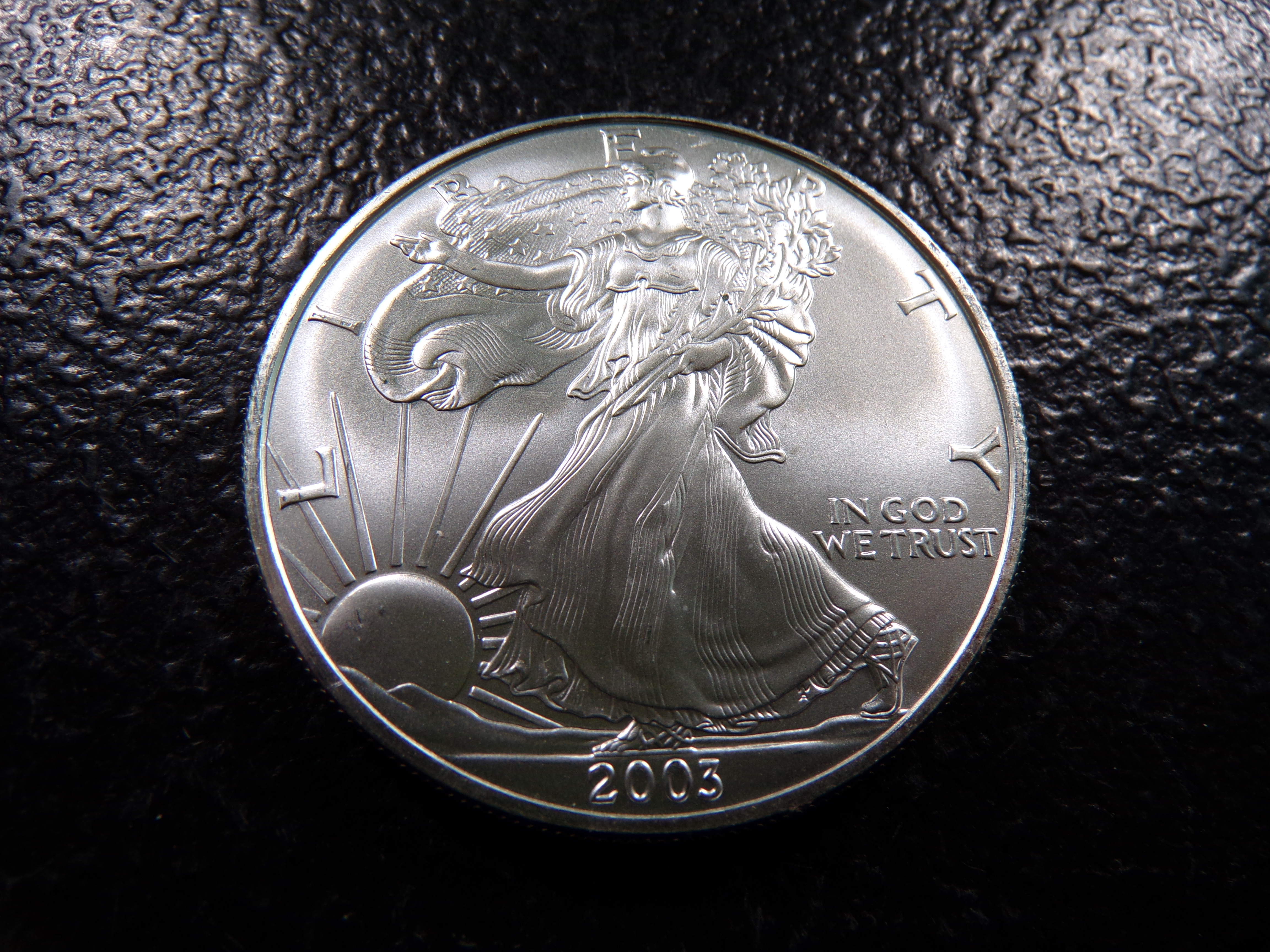 2003 AMERICAN SILVER EAGLE DOLLAR *1 OZ. FINE SILVER