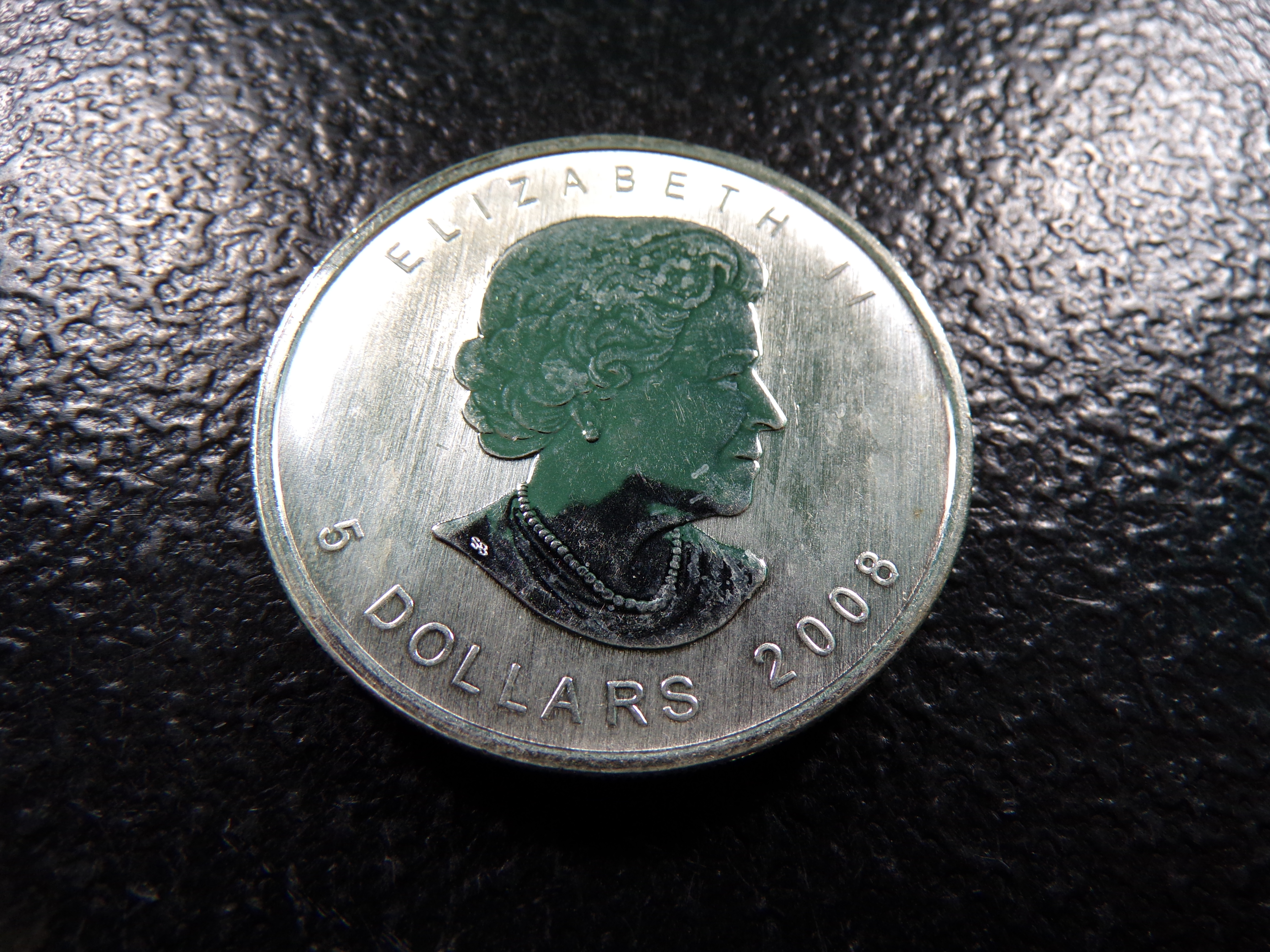 2008 CANADA $5 SILVER MAPLE LEAF *1 OUNCE 9999 FINE SILVER