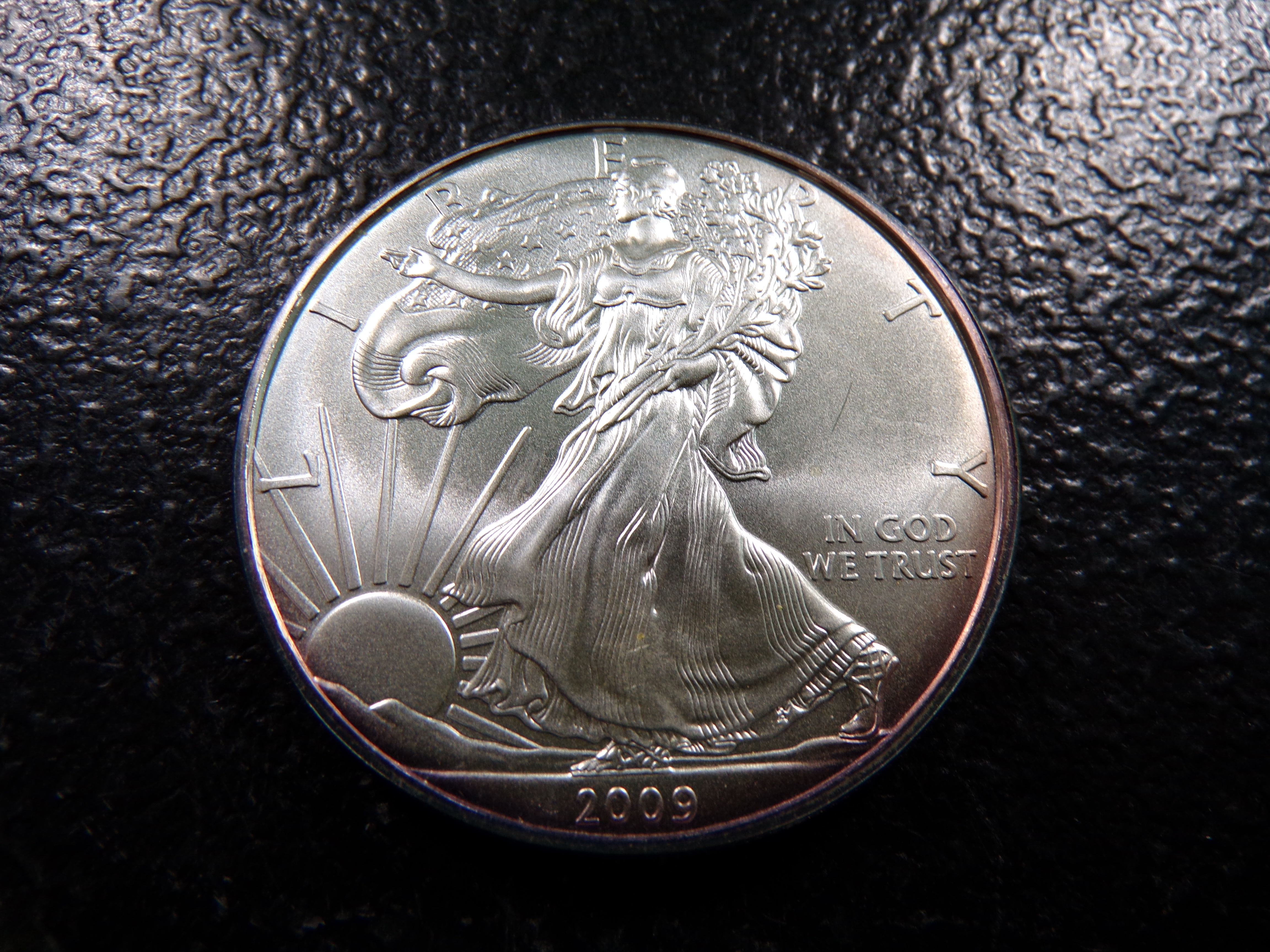 2009 AMERICAN SILVER EAGLE DOLLAR *1 OZ. FINE SILVER