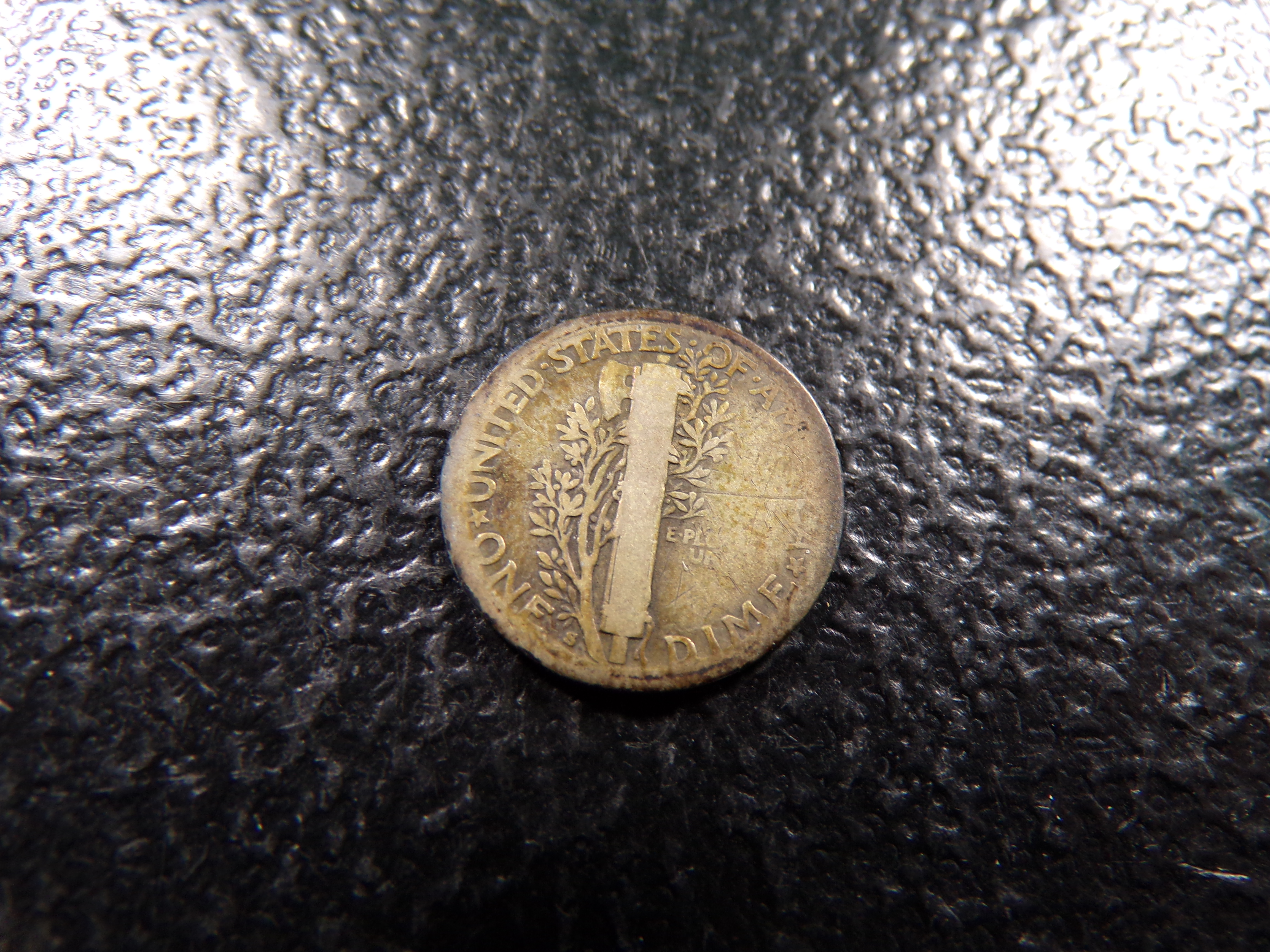 1916-S MERCURY SILVER DIME