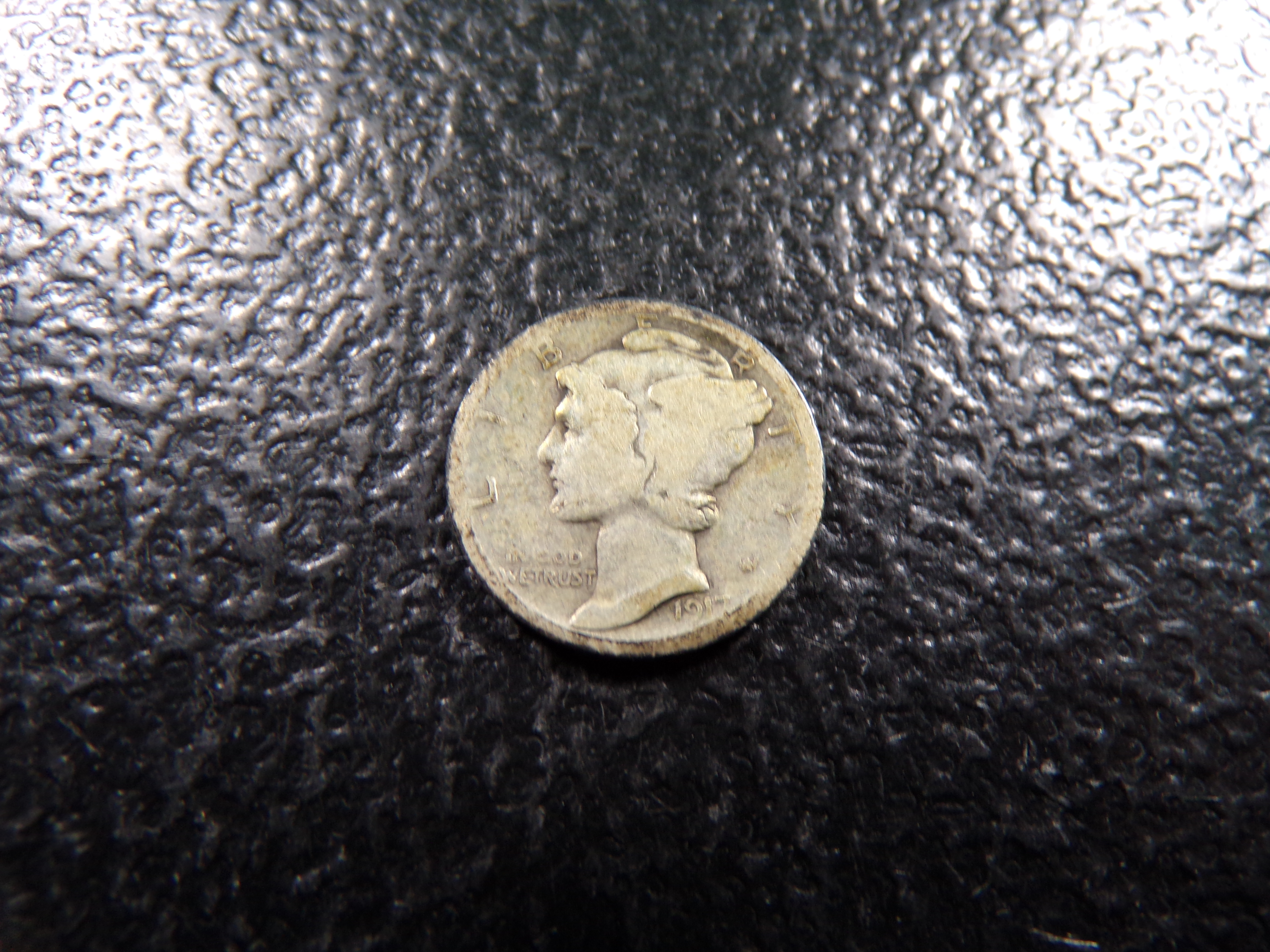 1917-S MERCURY SILVER DIME