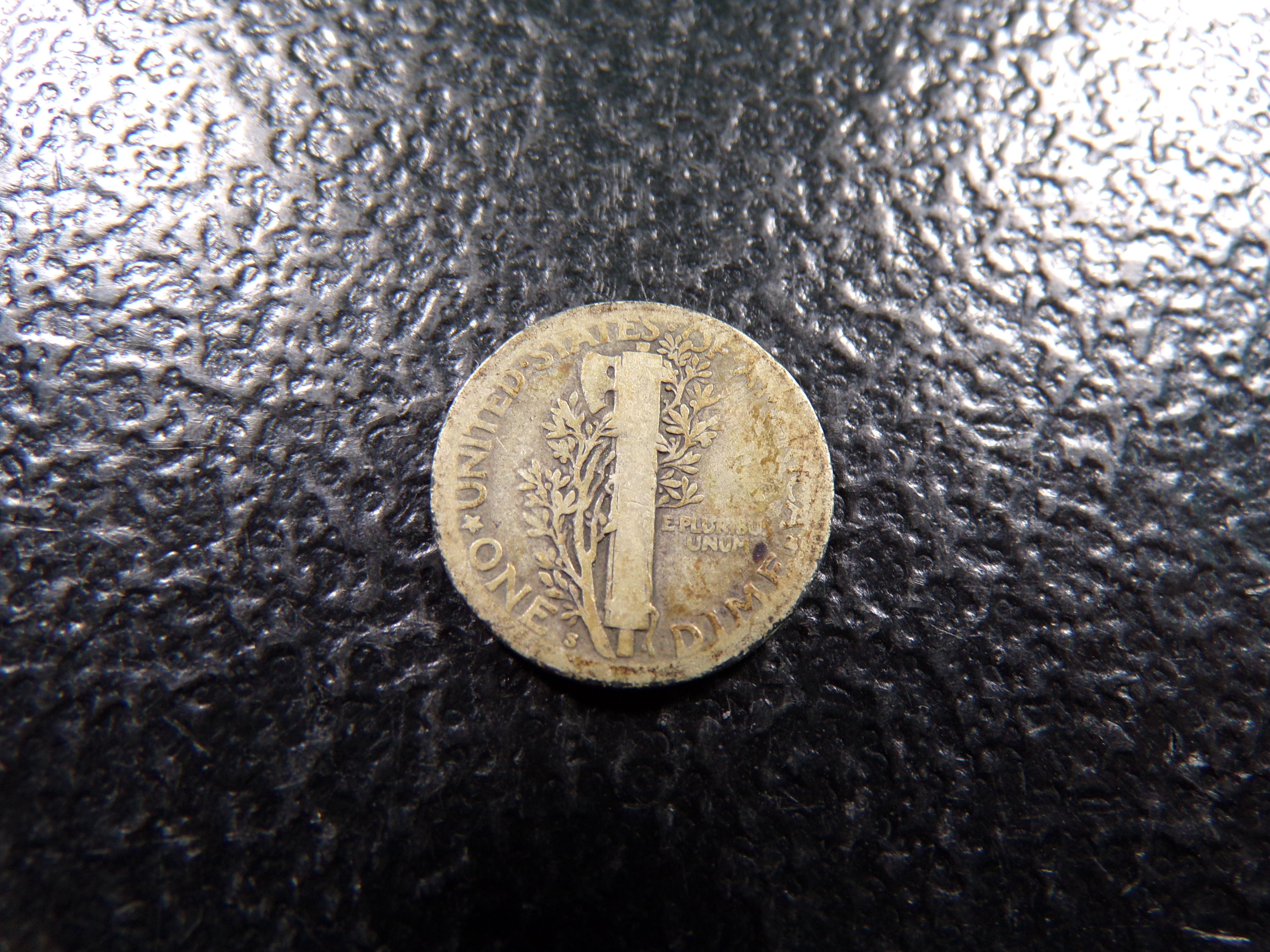 1917-S MERCURY SILVER DIME