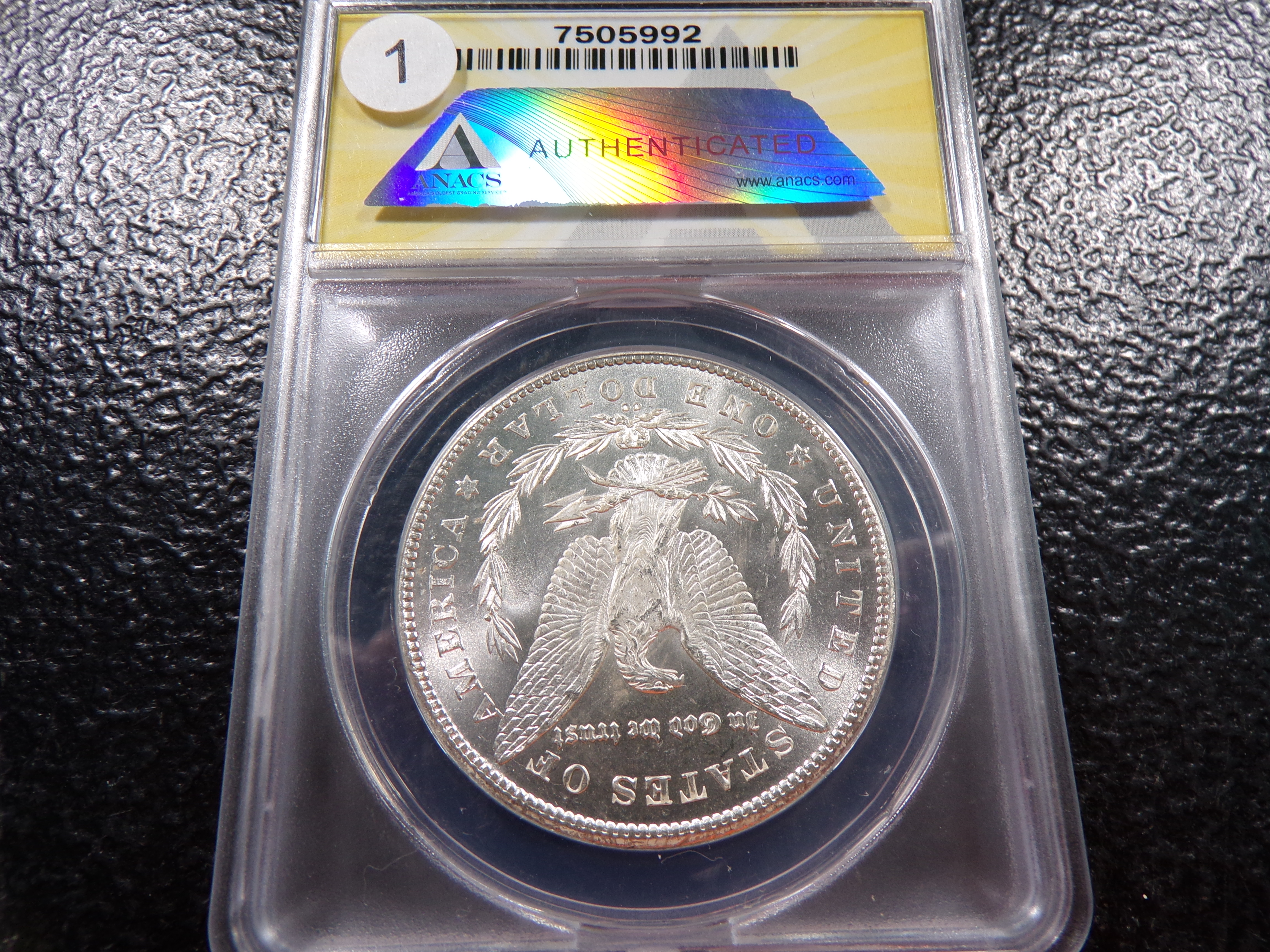 1878-CC ANACS MS62 CARSON CITY MORGAN SILVER DOLLAR