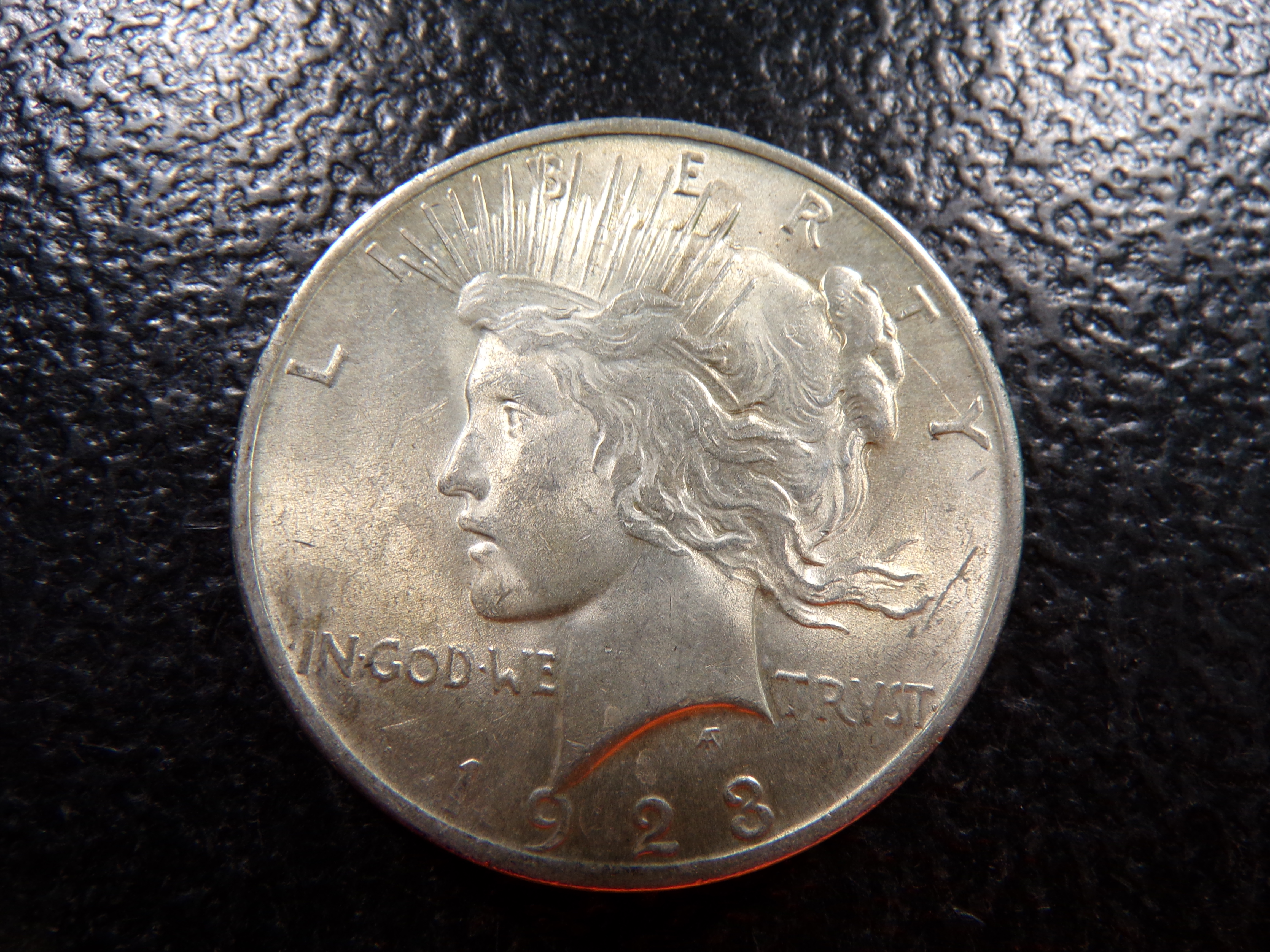 1923 PEACE SILVER DOLLAR