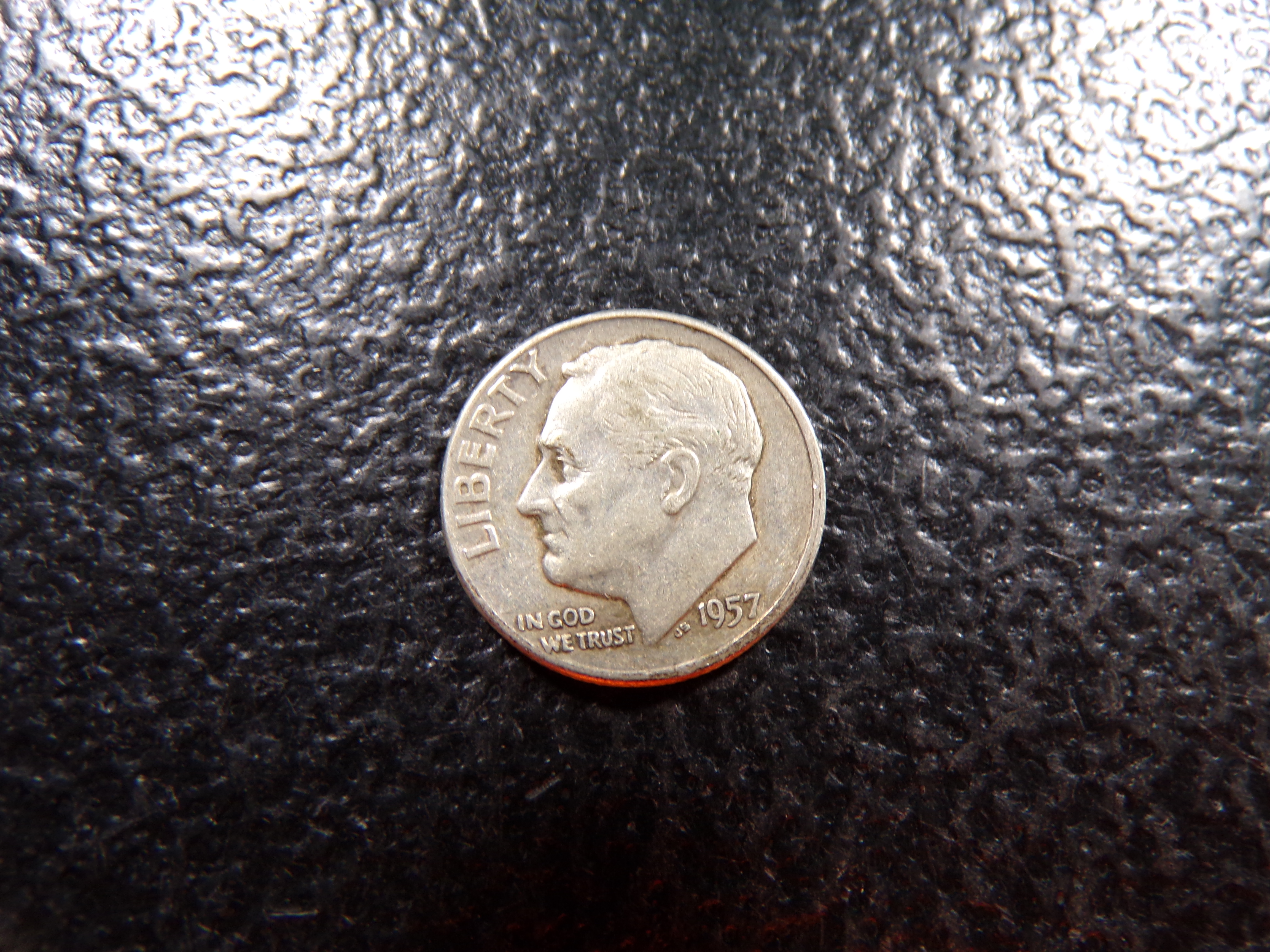 1957-D ROOSEVELT SILVER DIME