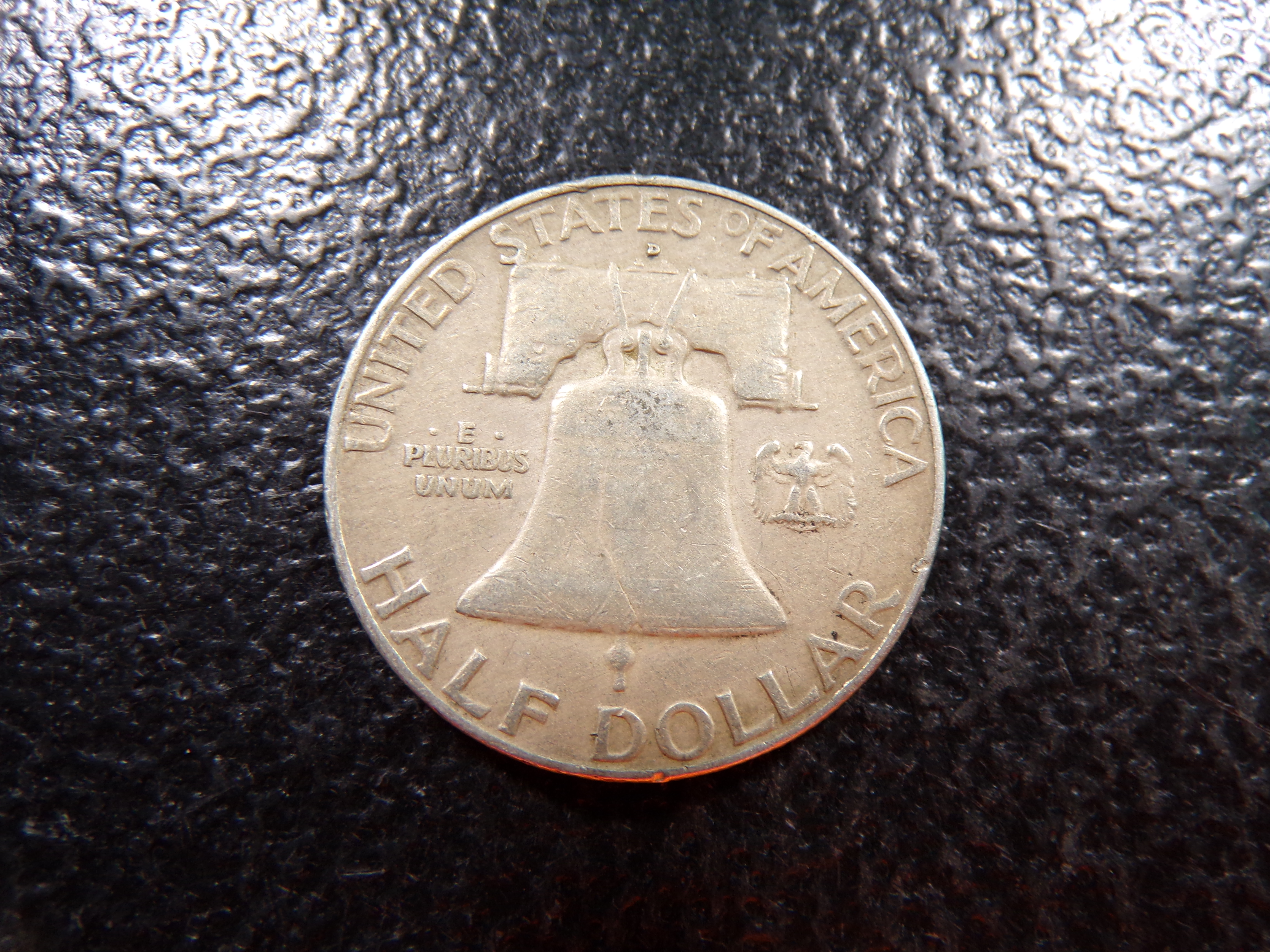 1957-D FRANKLIN SILVER HALF DOLLAR