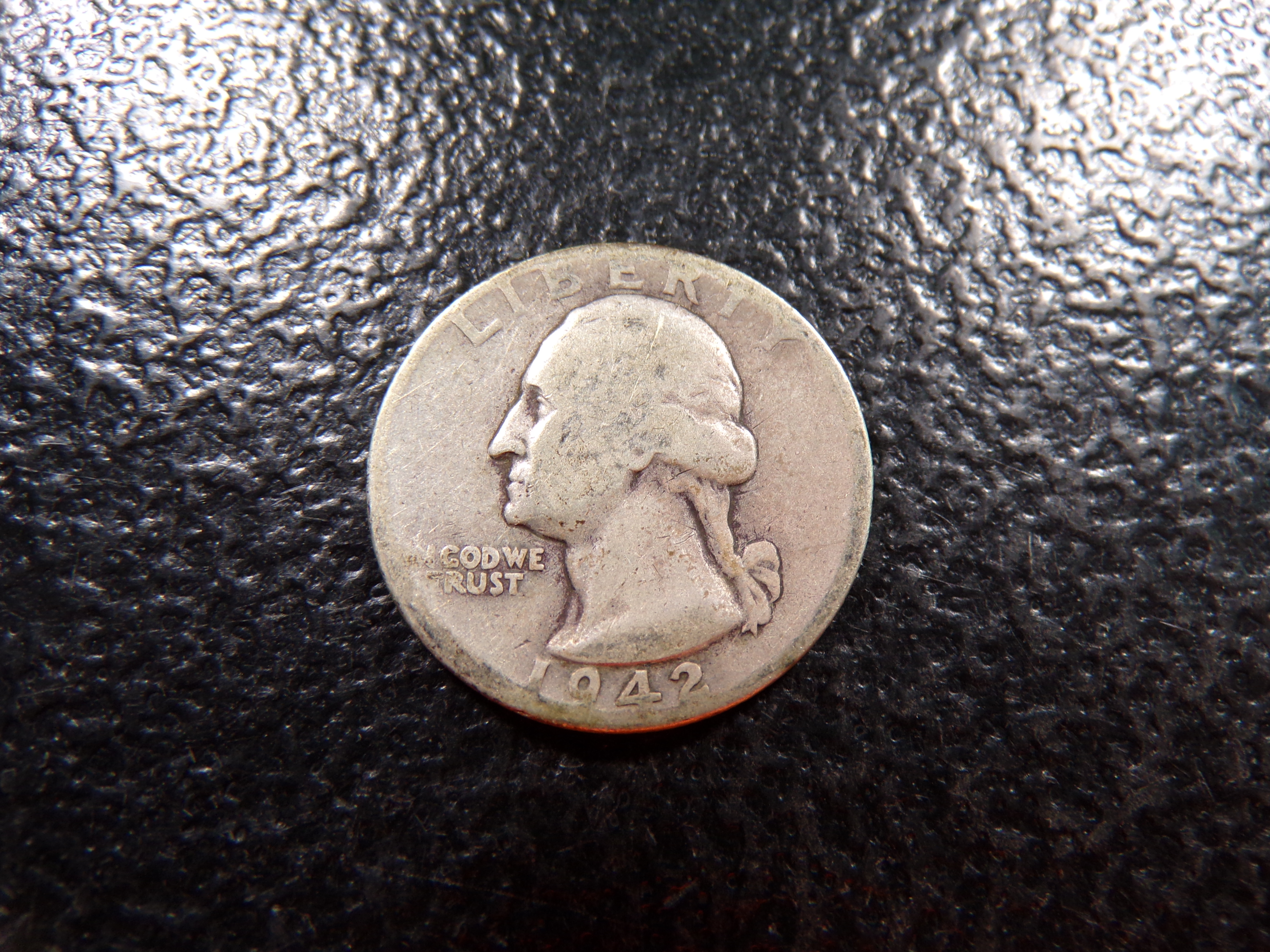 1942 WASHINGTON SILVER QUARTER