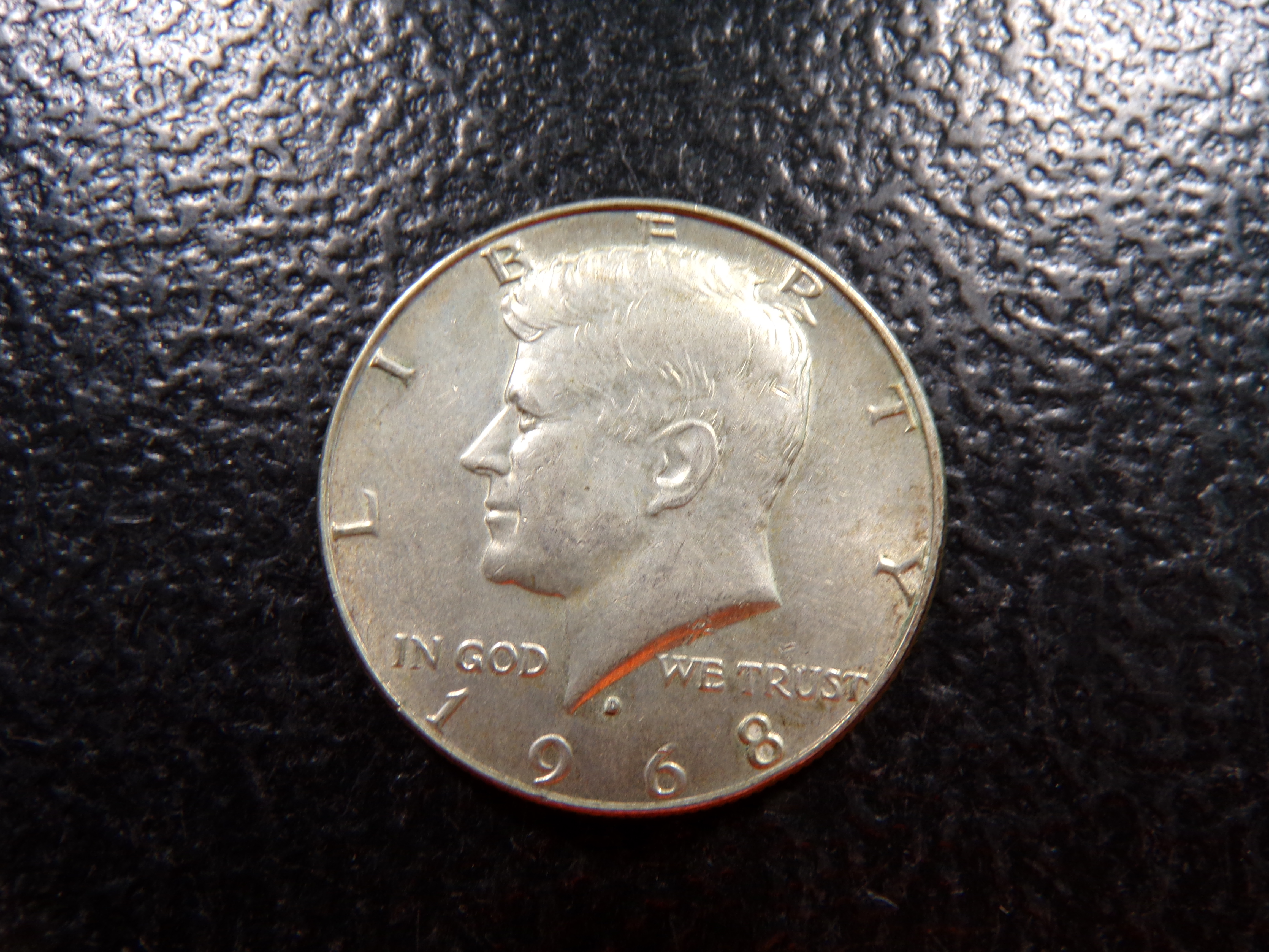 1968-D KENNEDY SILVER HALF DOLLAR