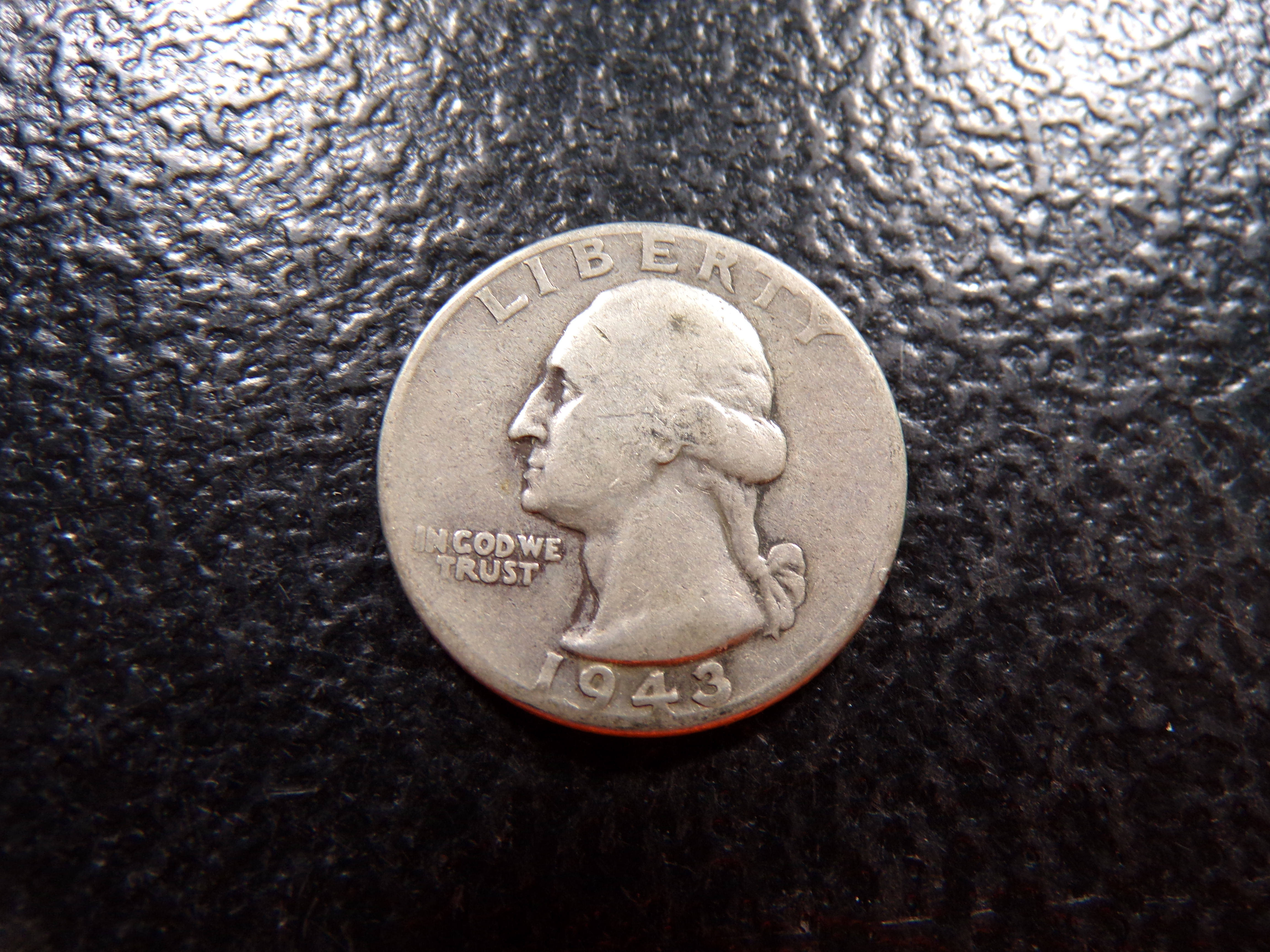 1943 WASHINGTON SILVER QUARTER