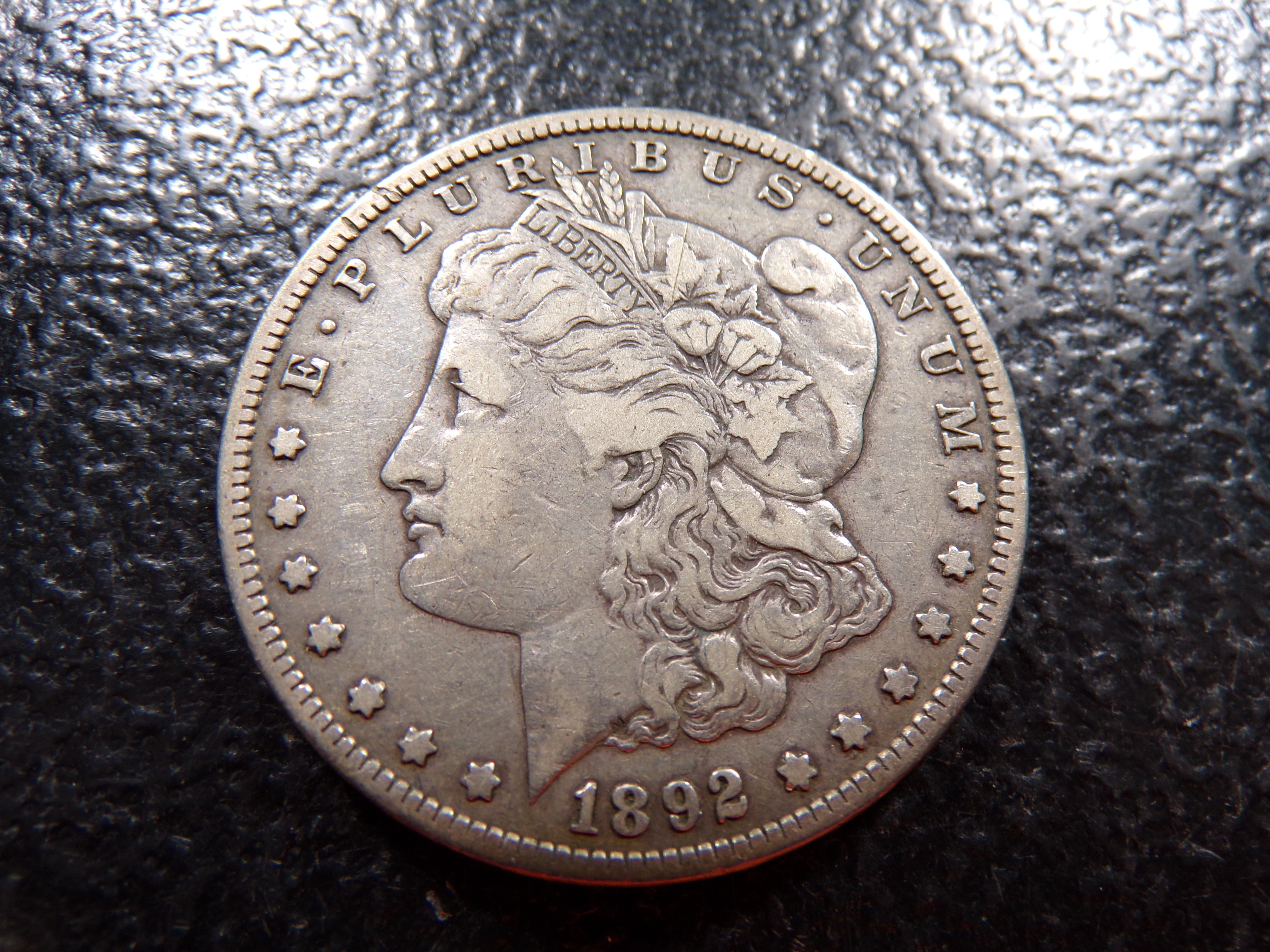 1892-S MORGAN SILVER DOLLAR