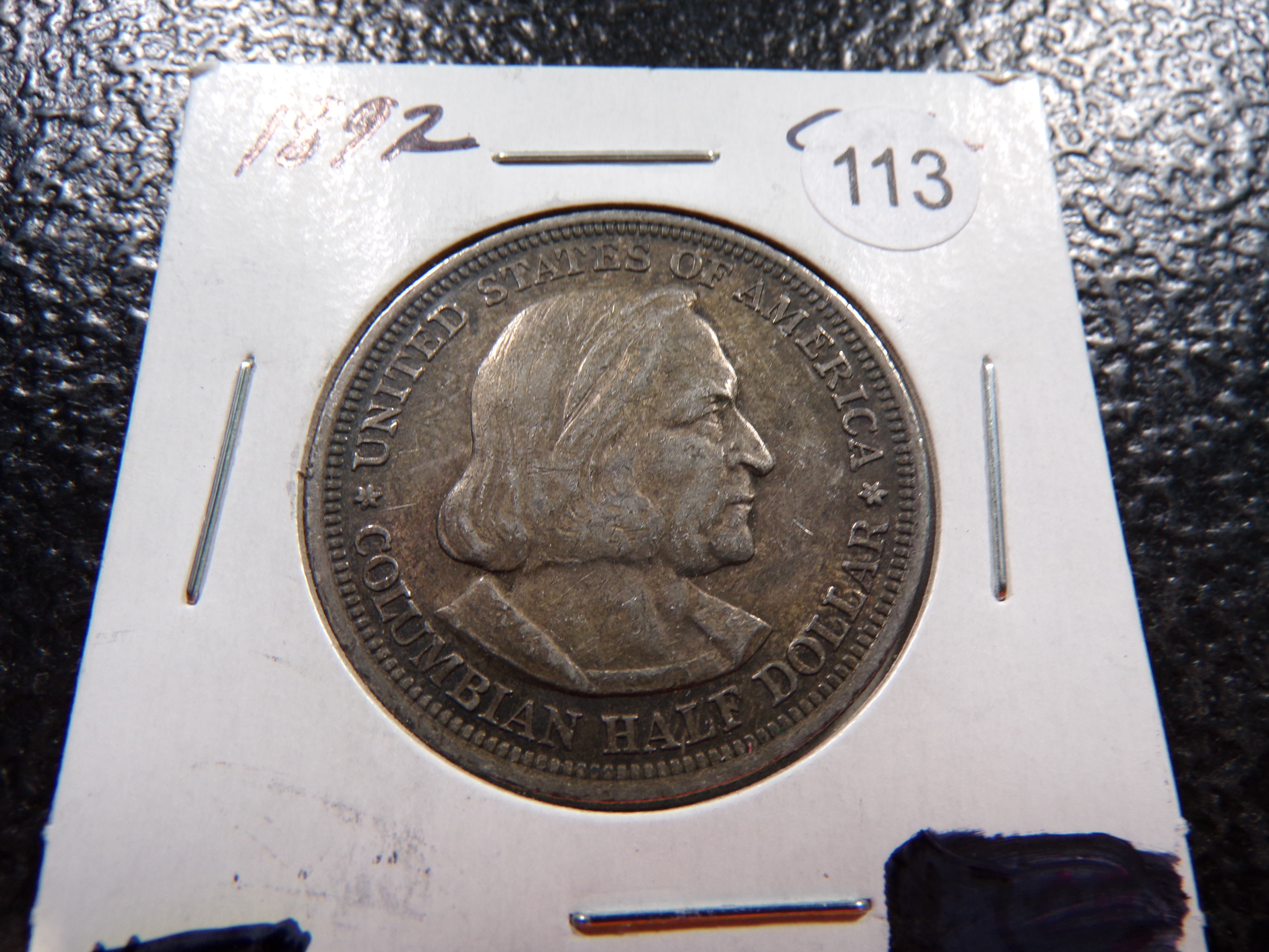 1892 COLUMBIAN EXPOSITION SILVER HALF DOLLAR