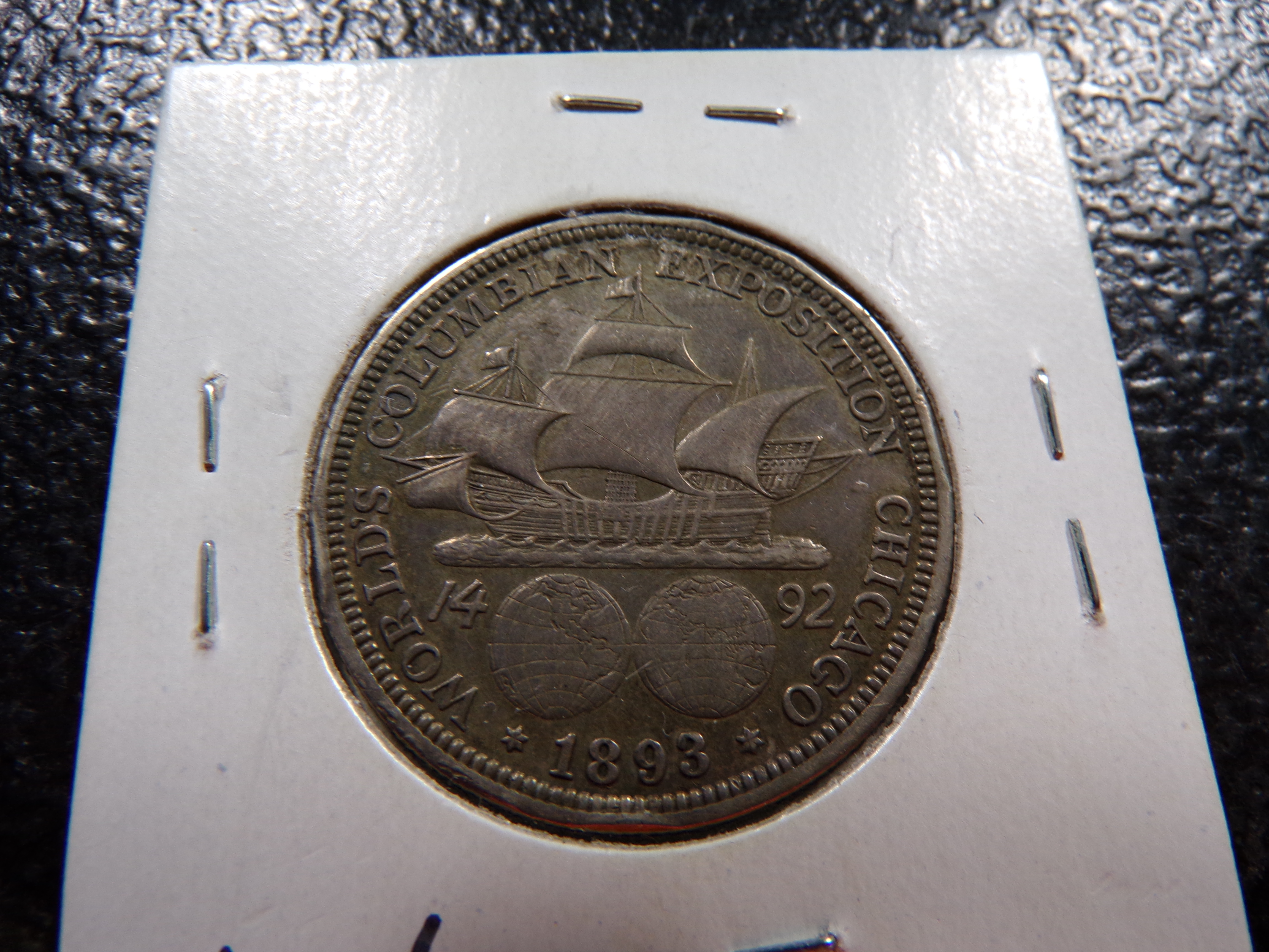 1893 COLUMBIAN EXPOSITION SILVER HALF DOLLAR