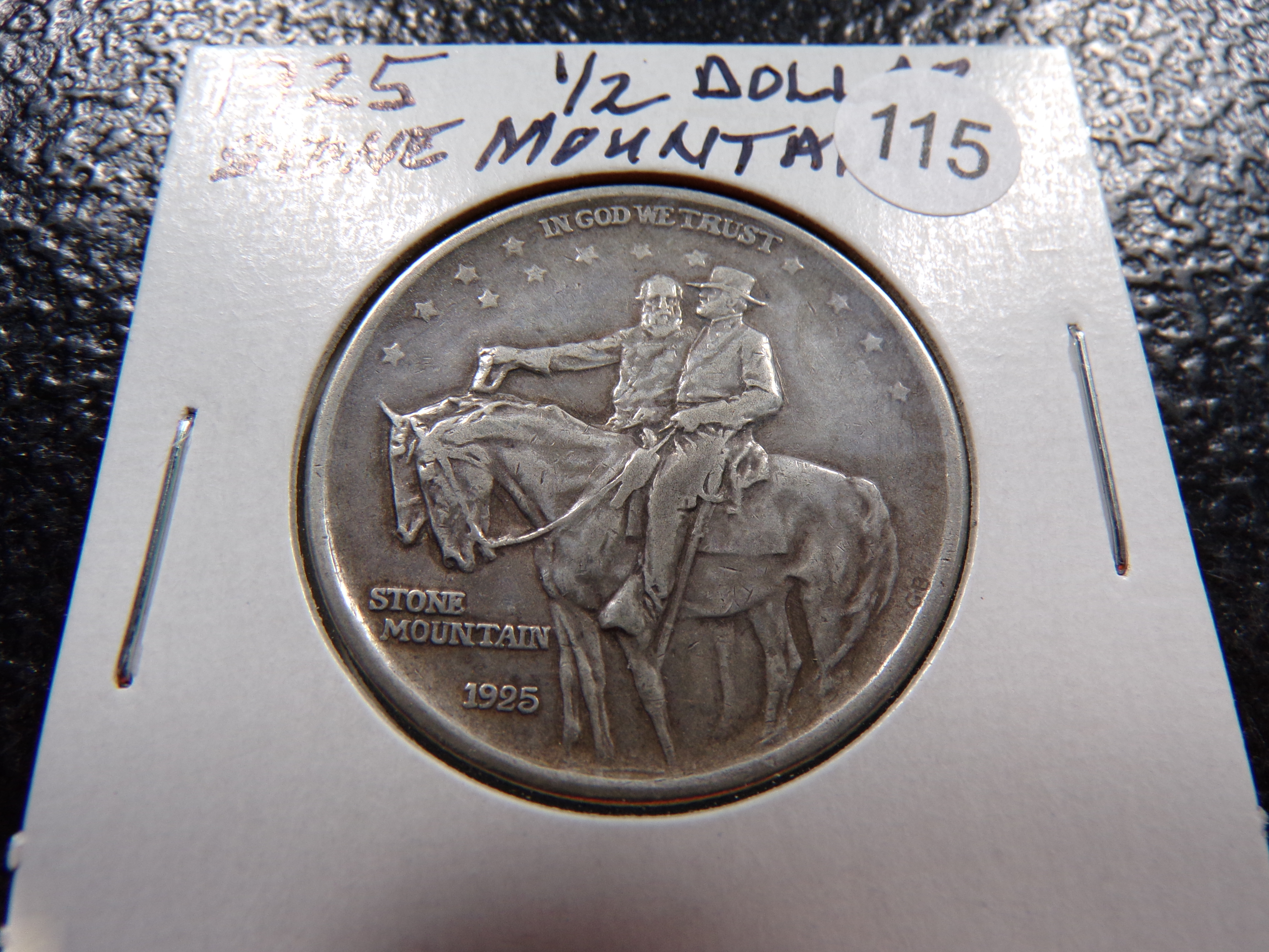 1925 STONE MOUNTAIN SILVER HALF DOLLAR